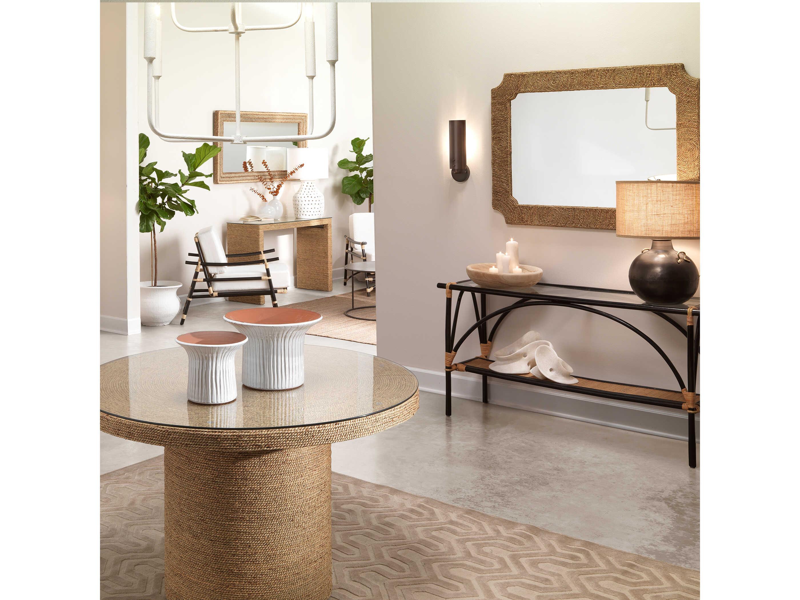 Jamie Young Marina Natural Seagrass Wall Mirror