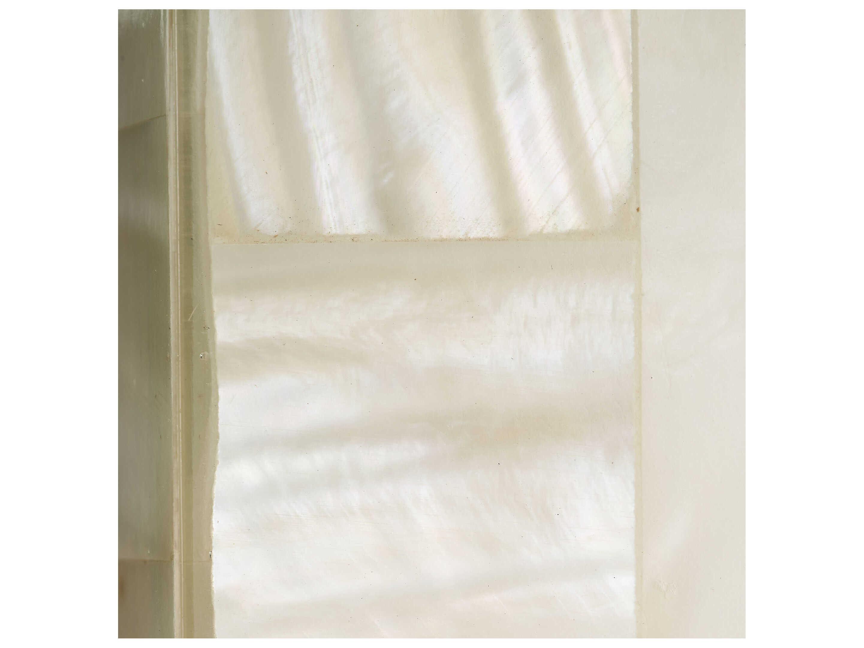 Jamie Young Monroe Mother of Pearl Natural Rectangular Wall Mirror