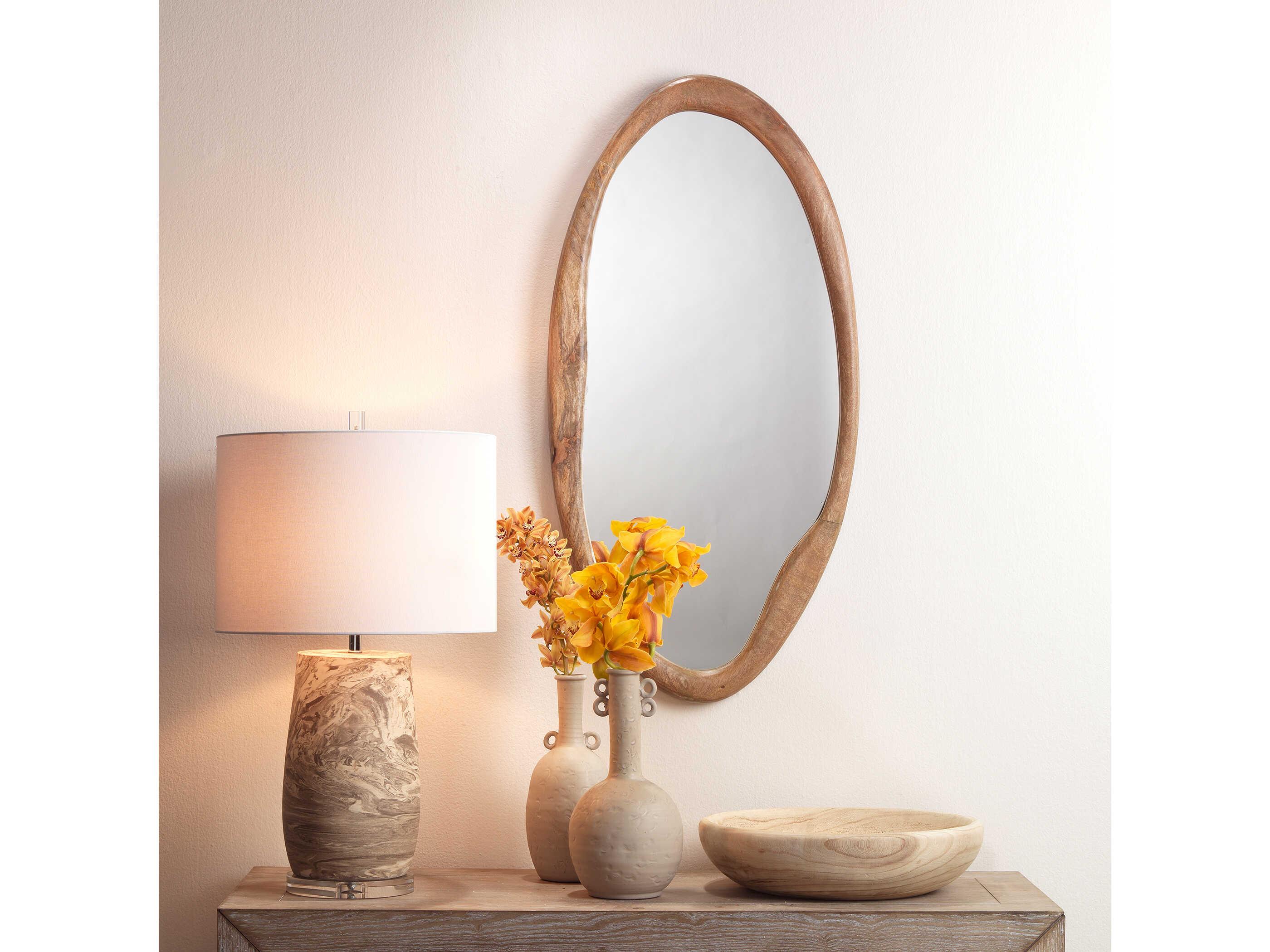 Jamie Young Organic Oval Wall Mirror
