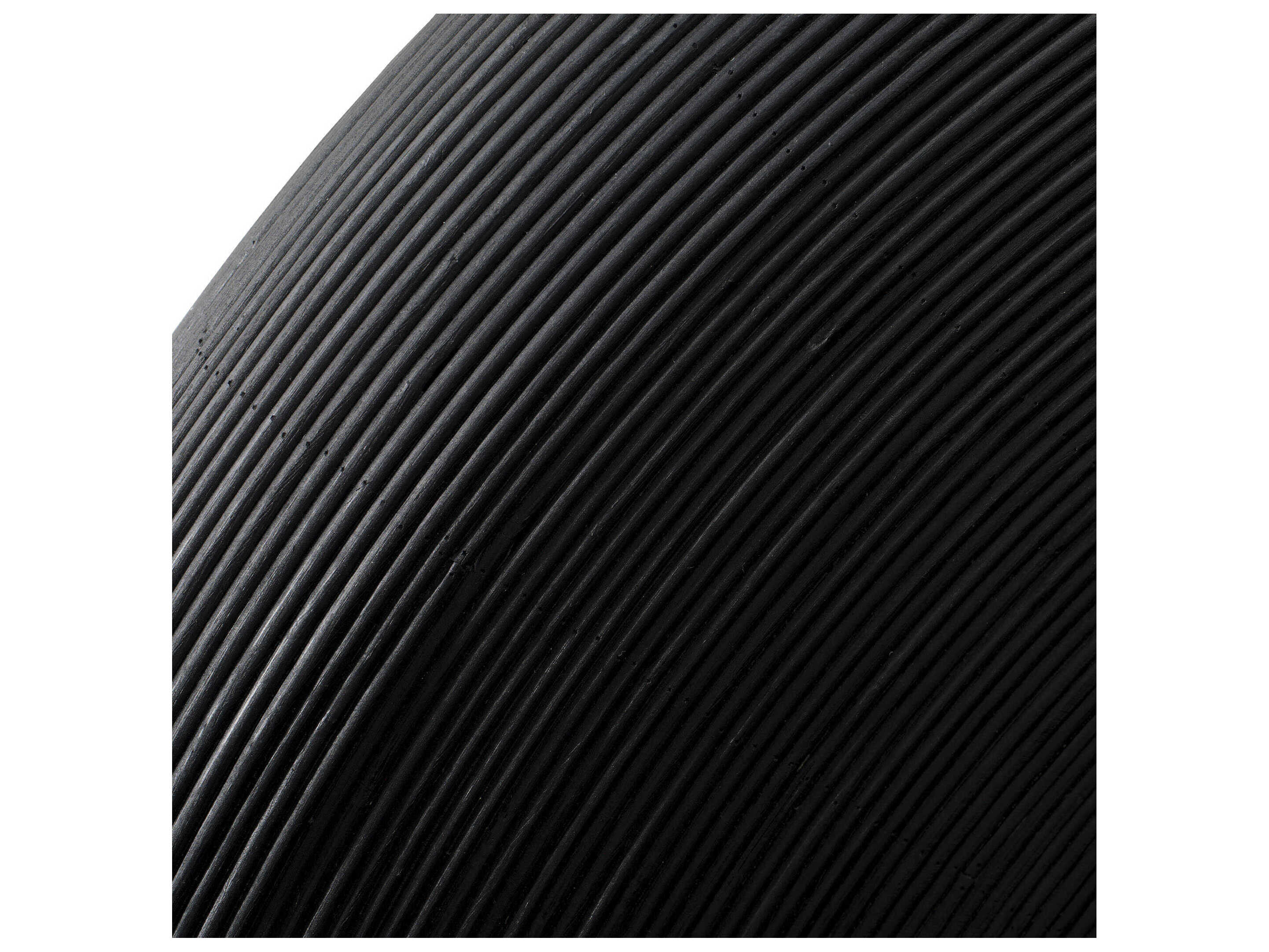 Jamie Young Paddock Black Round Wall Mirror