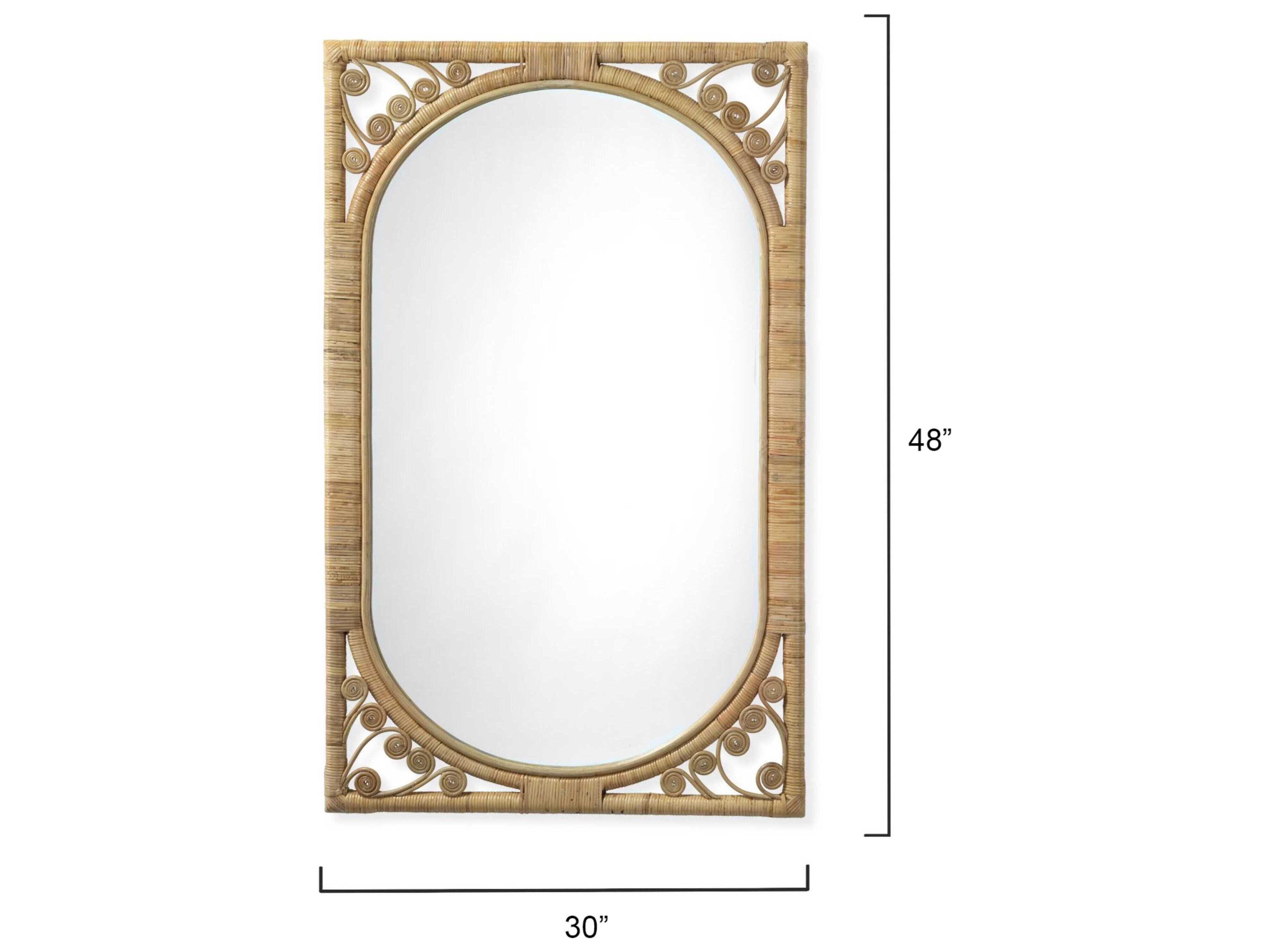 Jamie Young Primrose Natural Wall Mirror