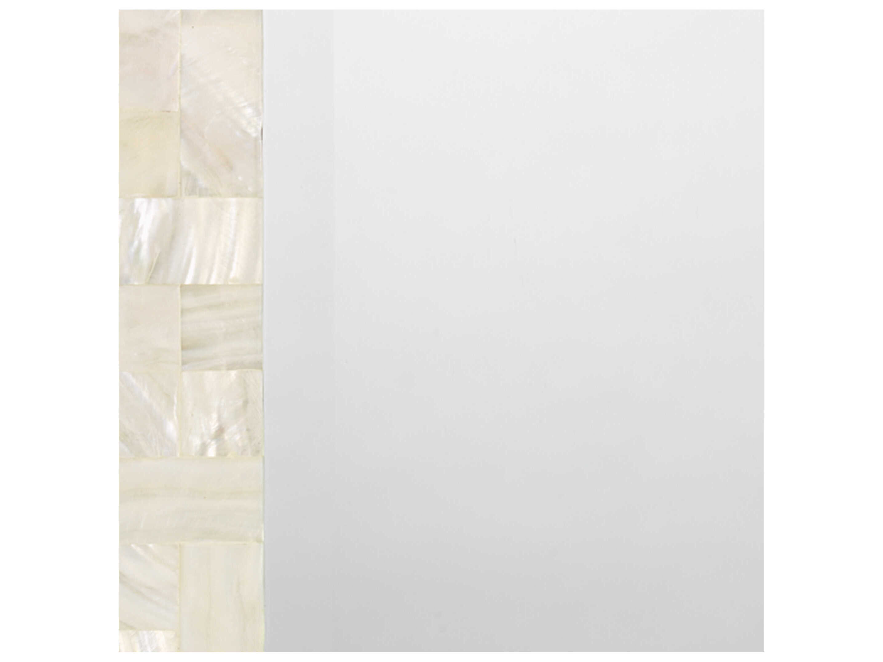 Jamie Young Mother of Pearl Rectangular Wall Mirror