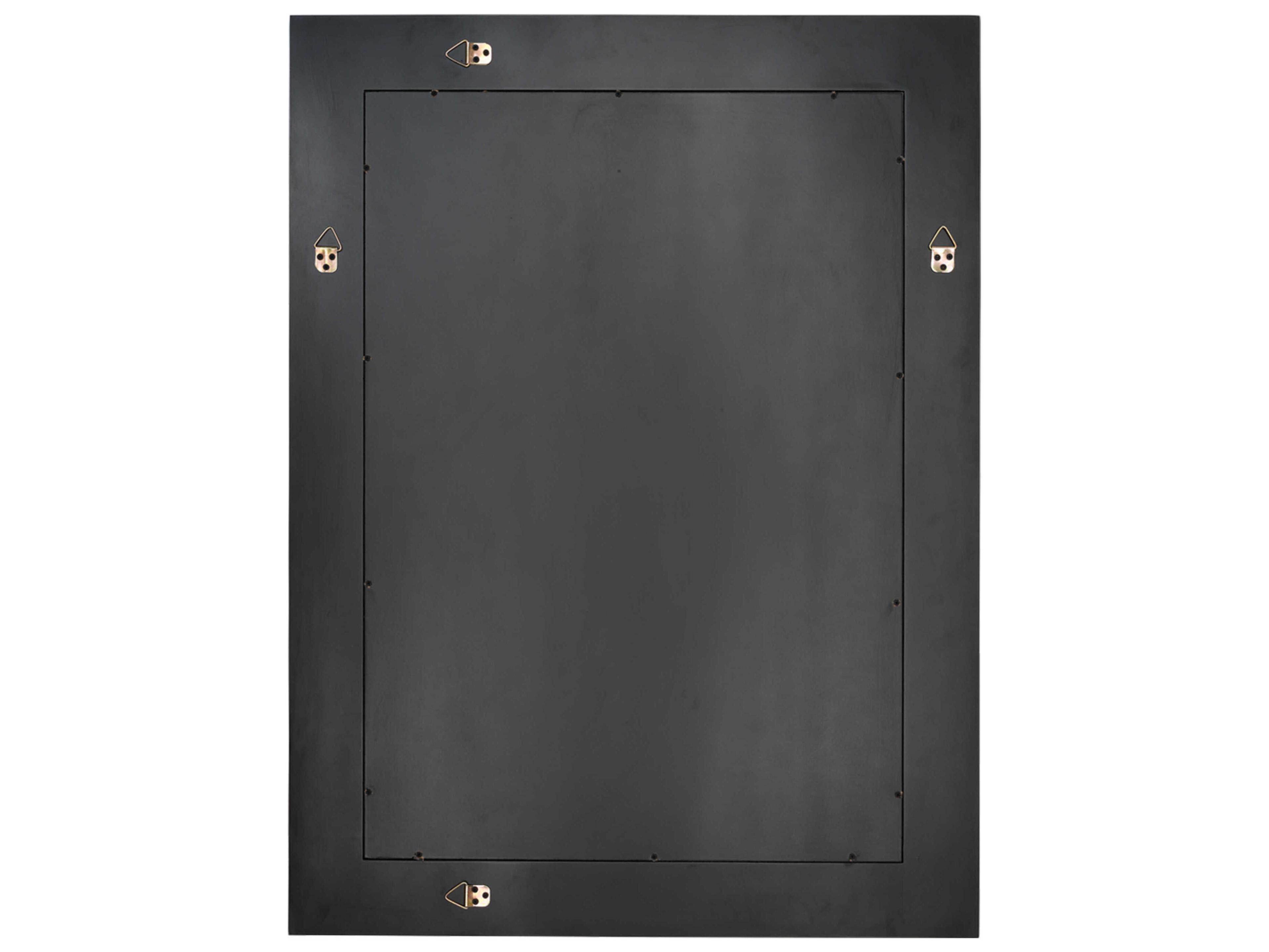 Jamie Young Grey / Cream Lacquer Rectangular Wall Mirror