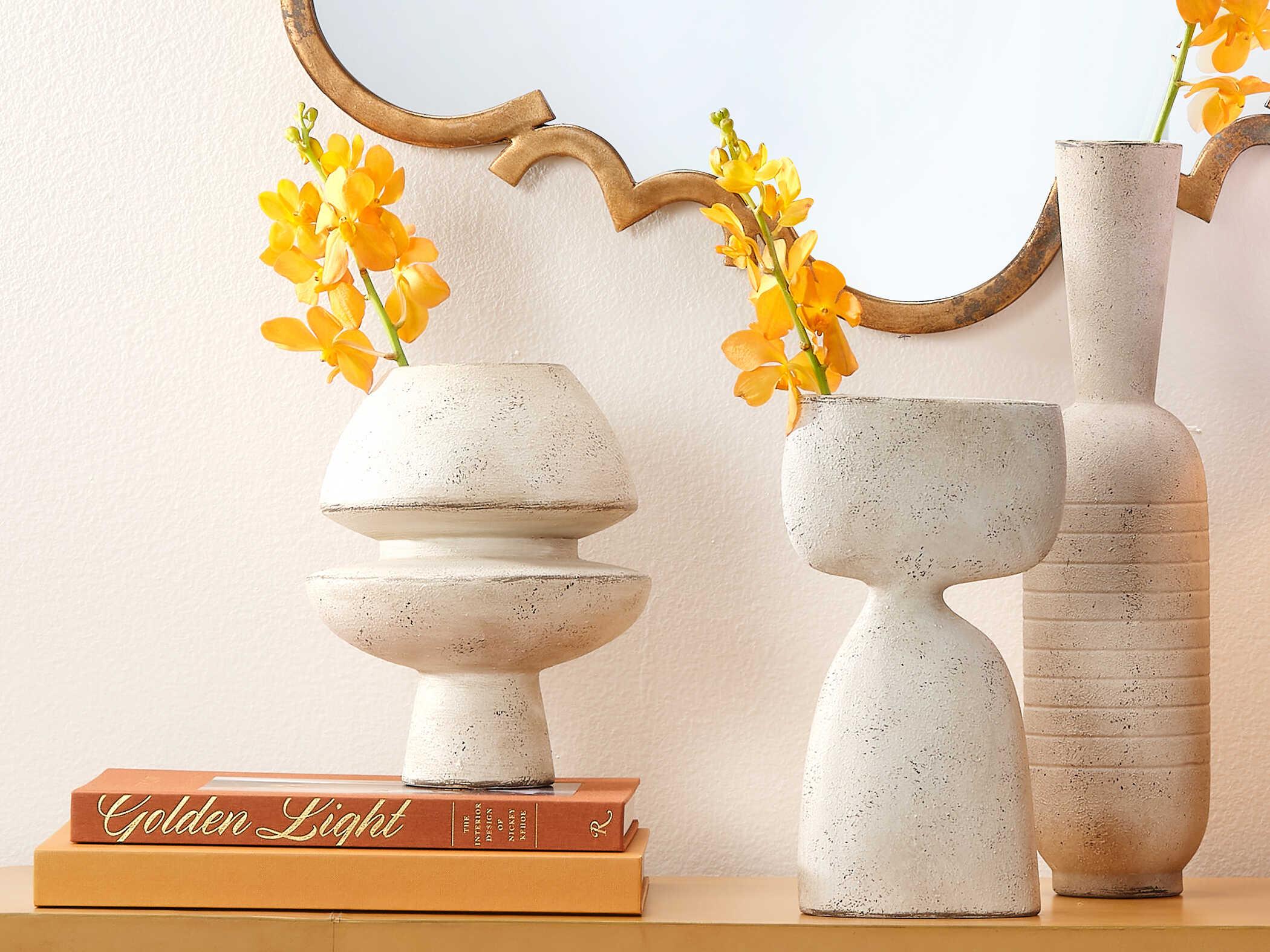 Jamie Young Anatomy Cream Vase