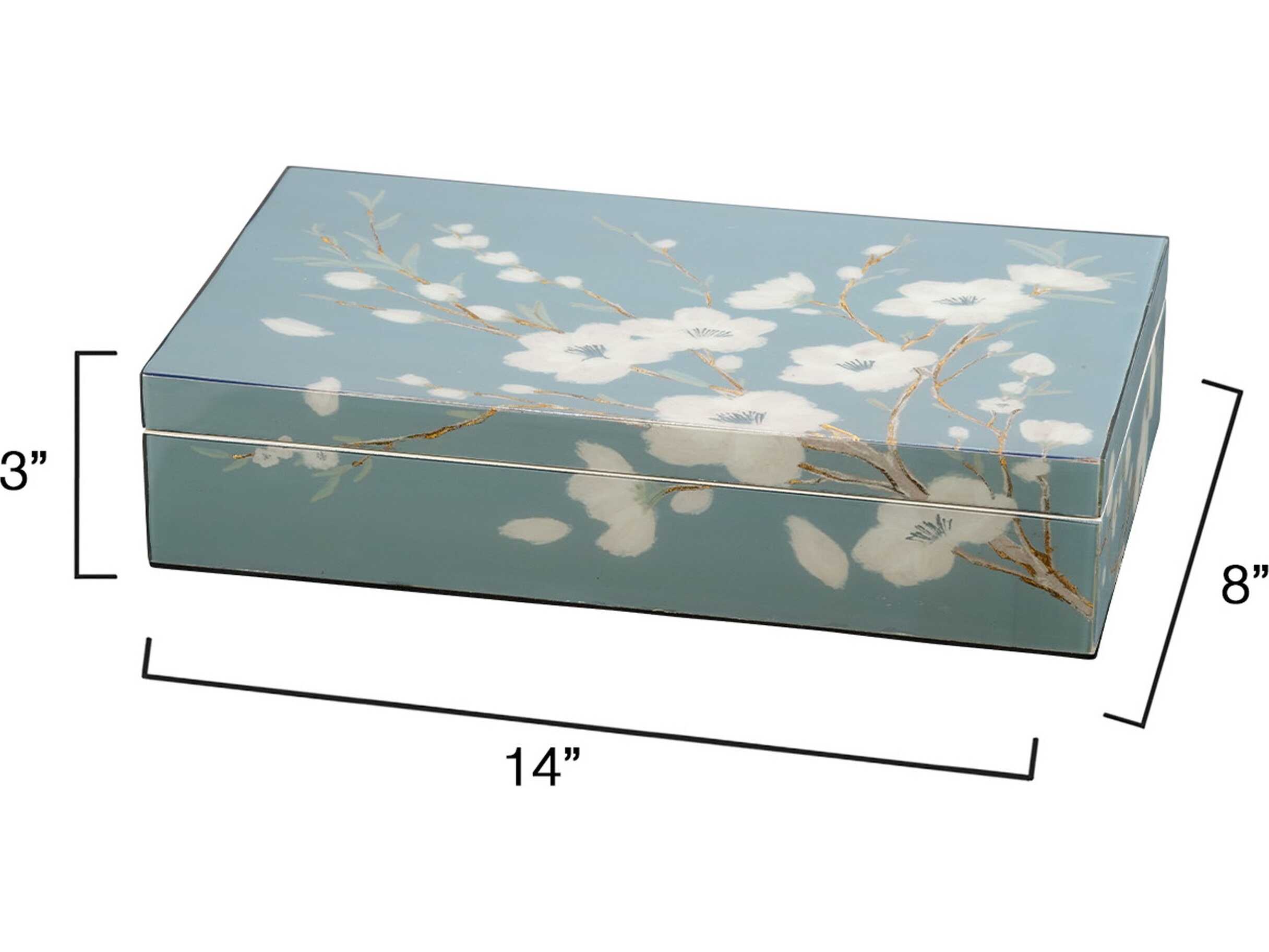 Jamie Young Bouquet Blue Jewelry Box