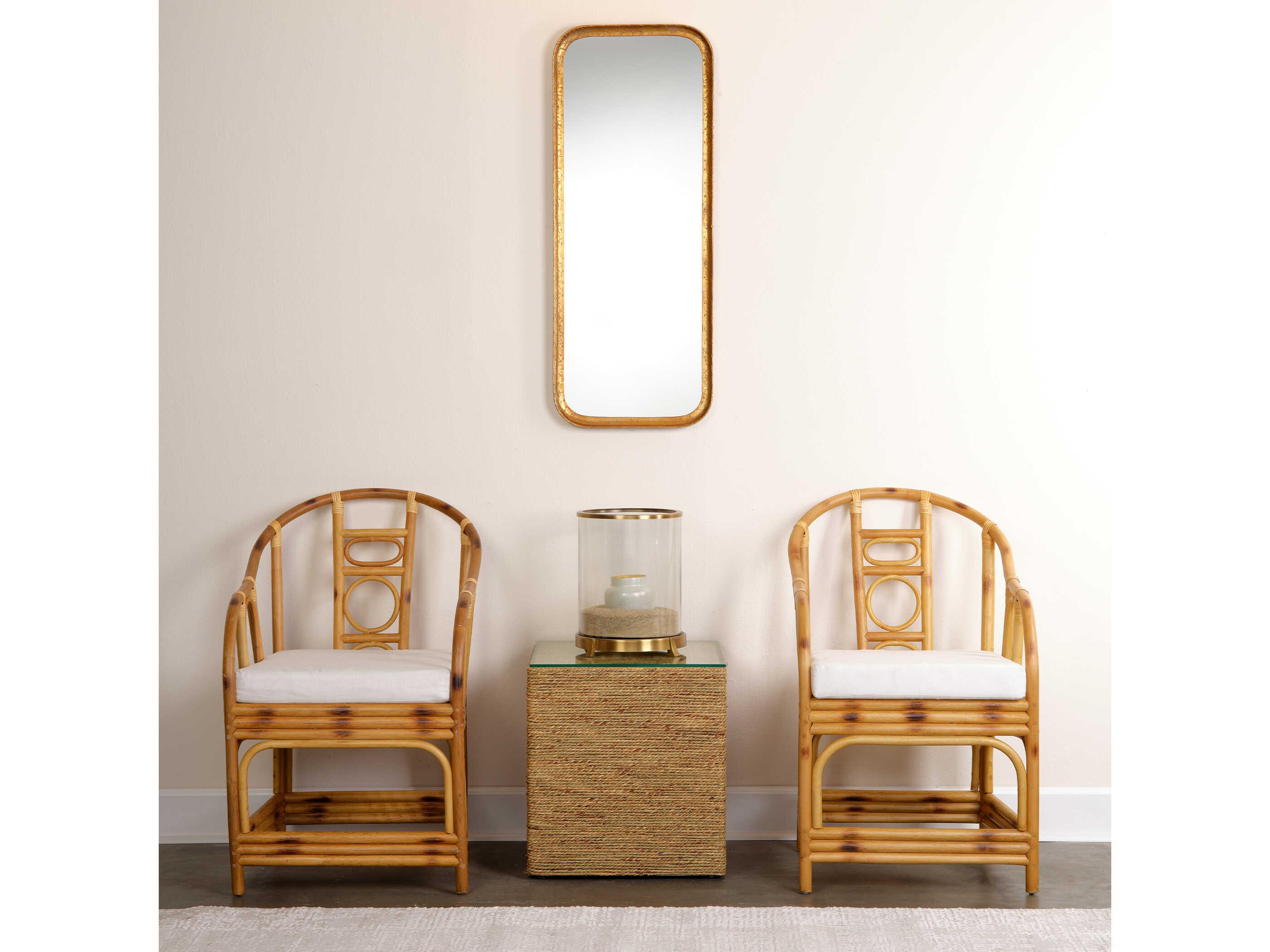 Jamie Young Capital Gold Leaf Rectangular Wall Mirror