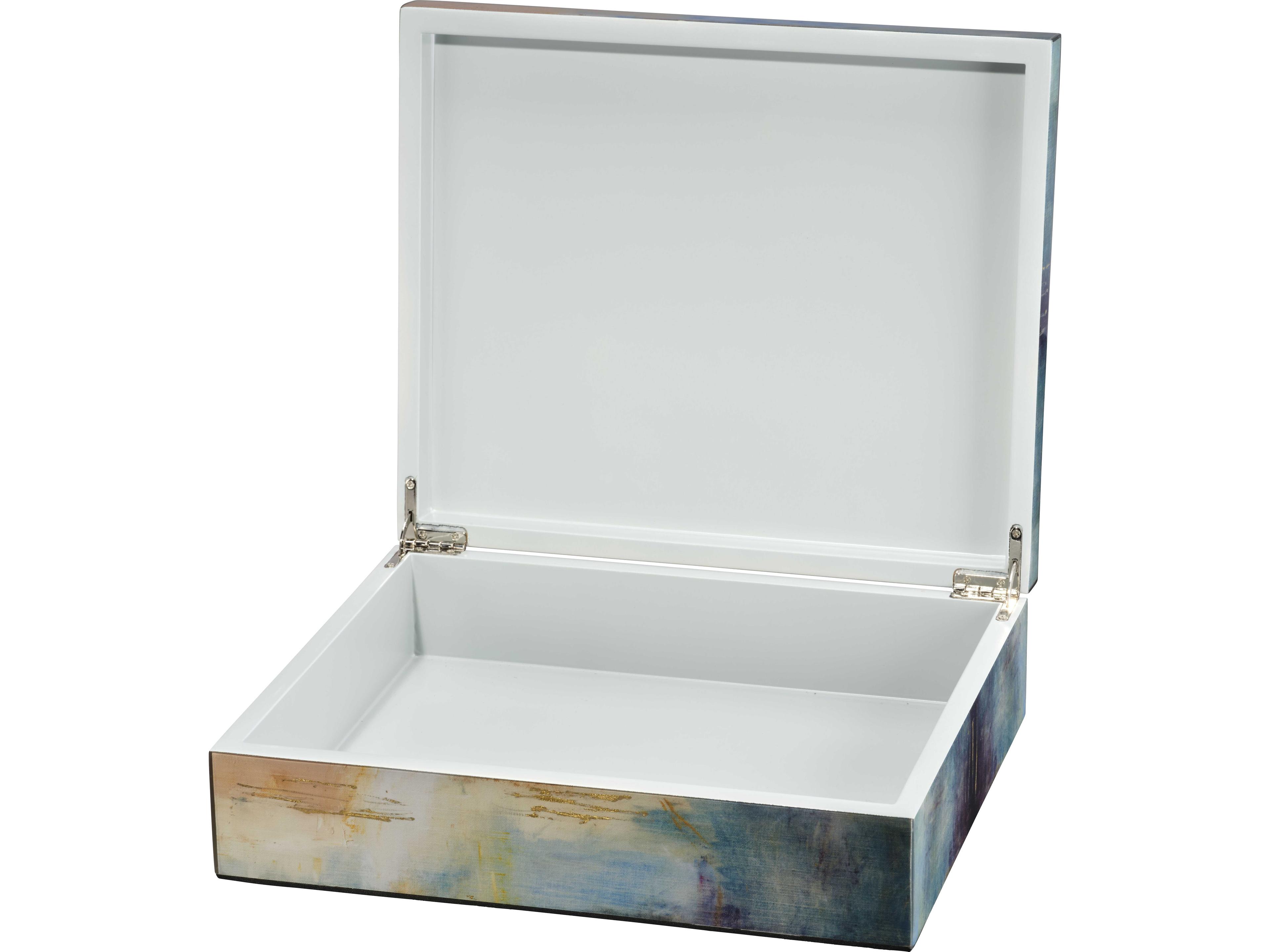 Jamie Young Colorwash Blue Jewelry Box