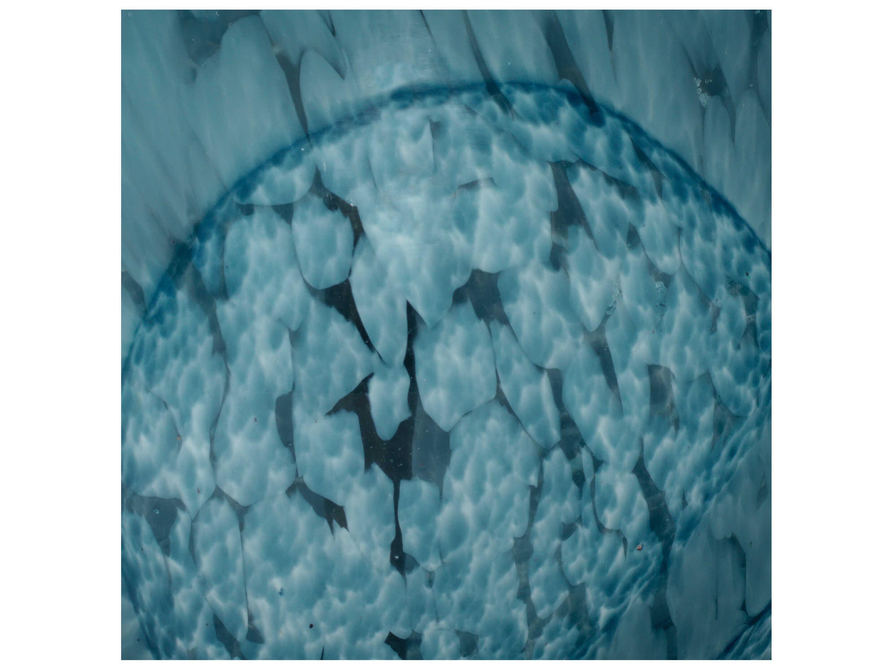 Jamie Young Indigo Swirl Cosmos Glass Balls Set of 2