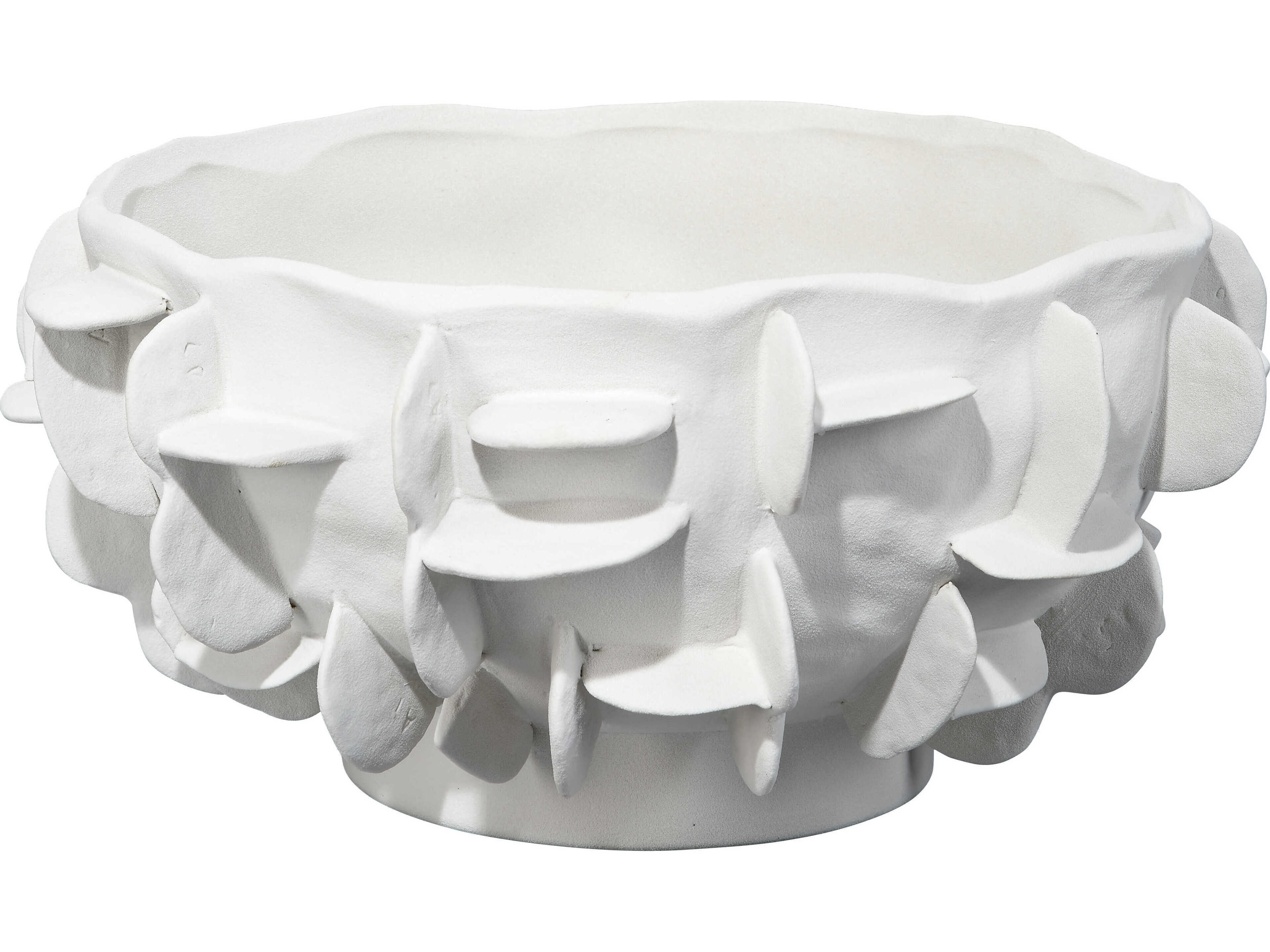 Jamie Young White Helios Decorative Bowl