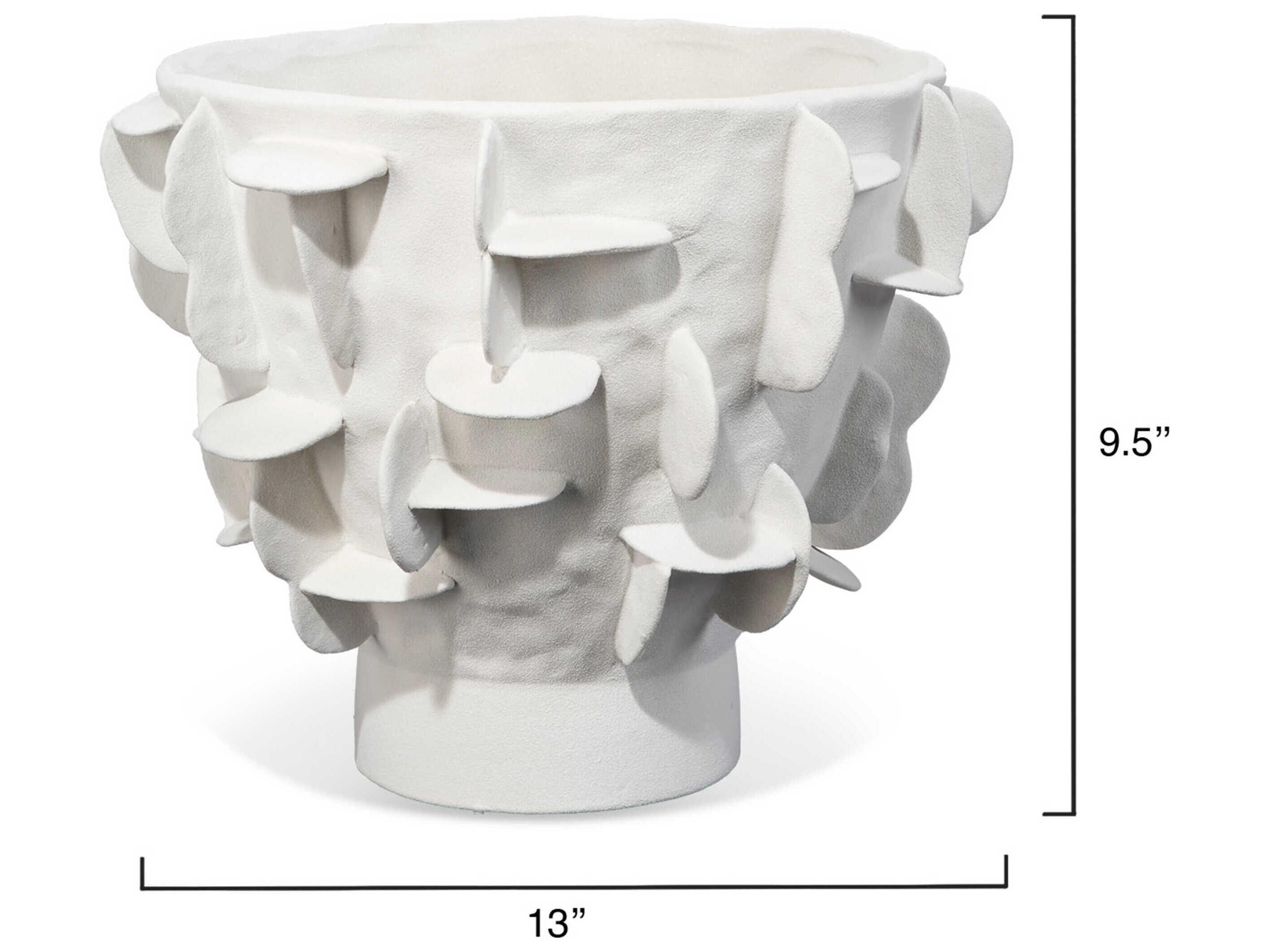 Jamie Young Helios White Vase