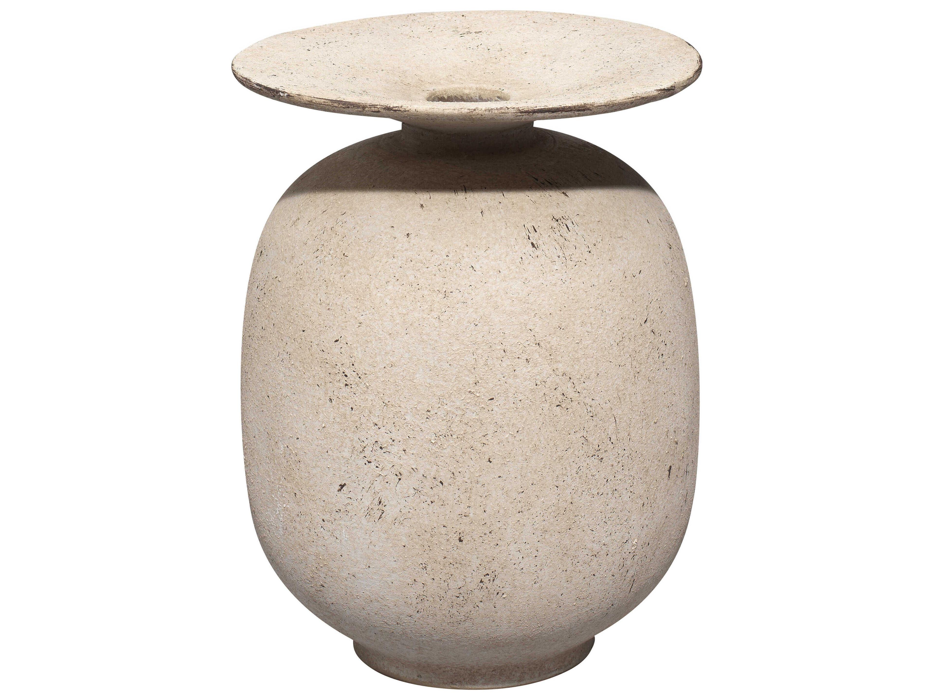 Jamie Young Highland Off White Ceramic Vase