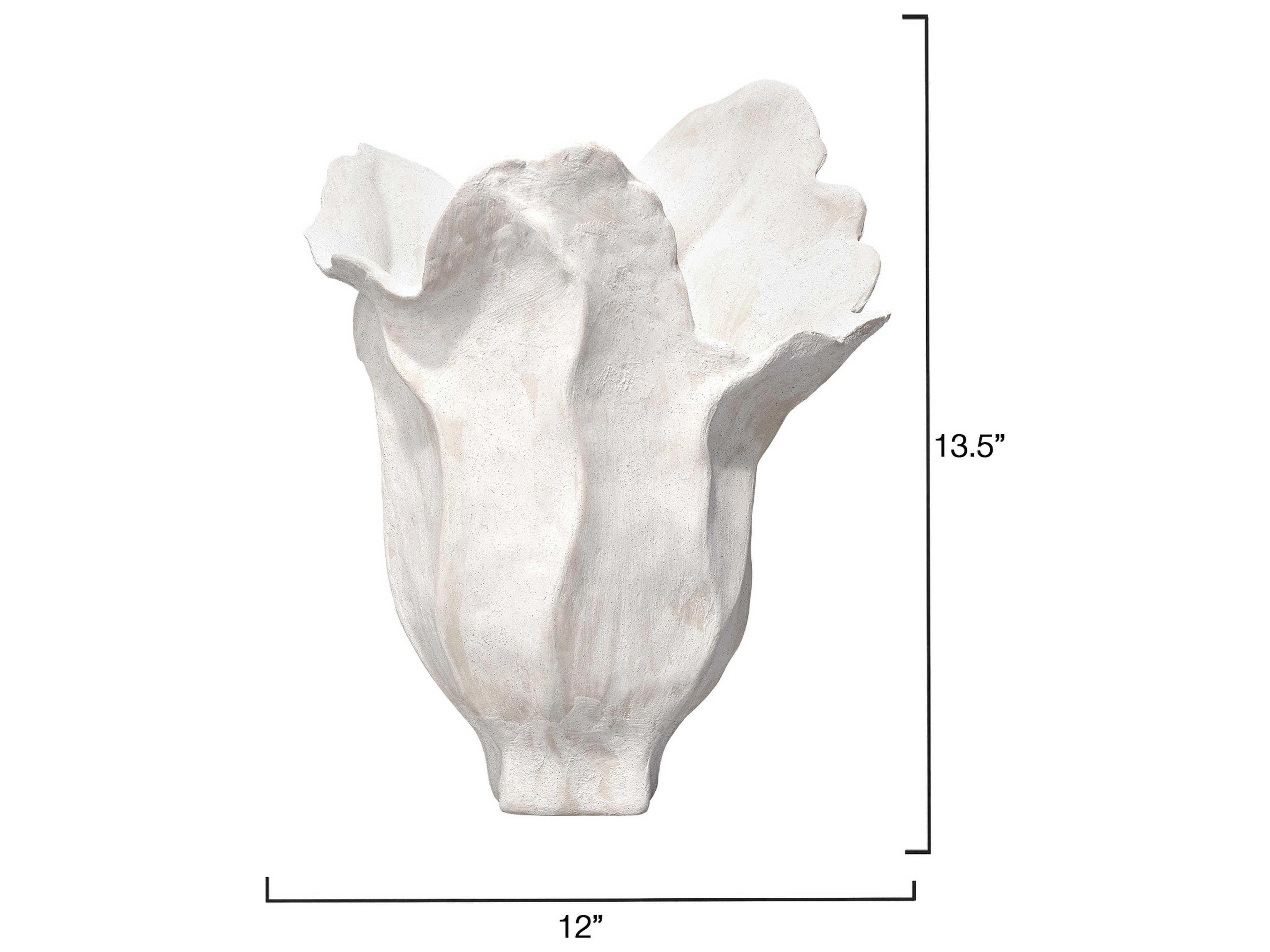 Jamie Young Lilly White Vase