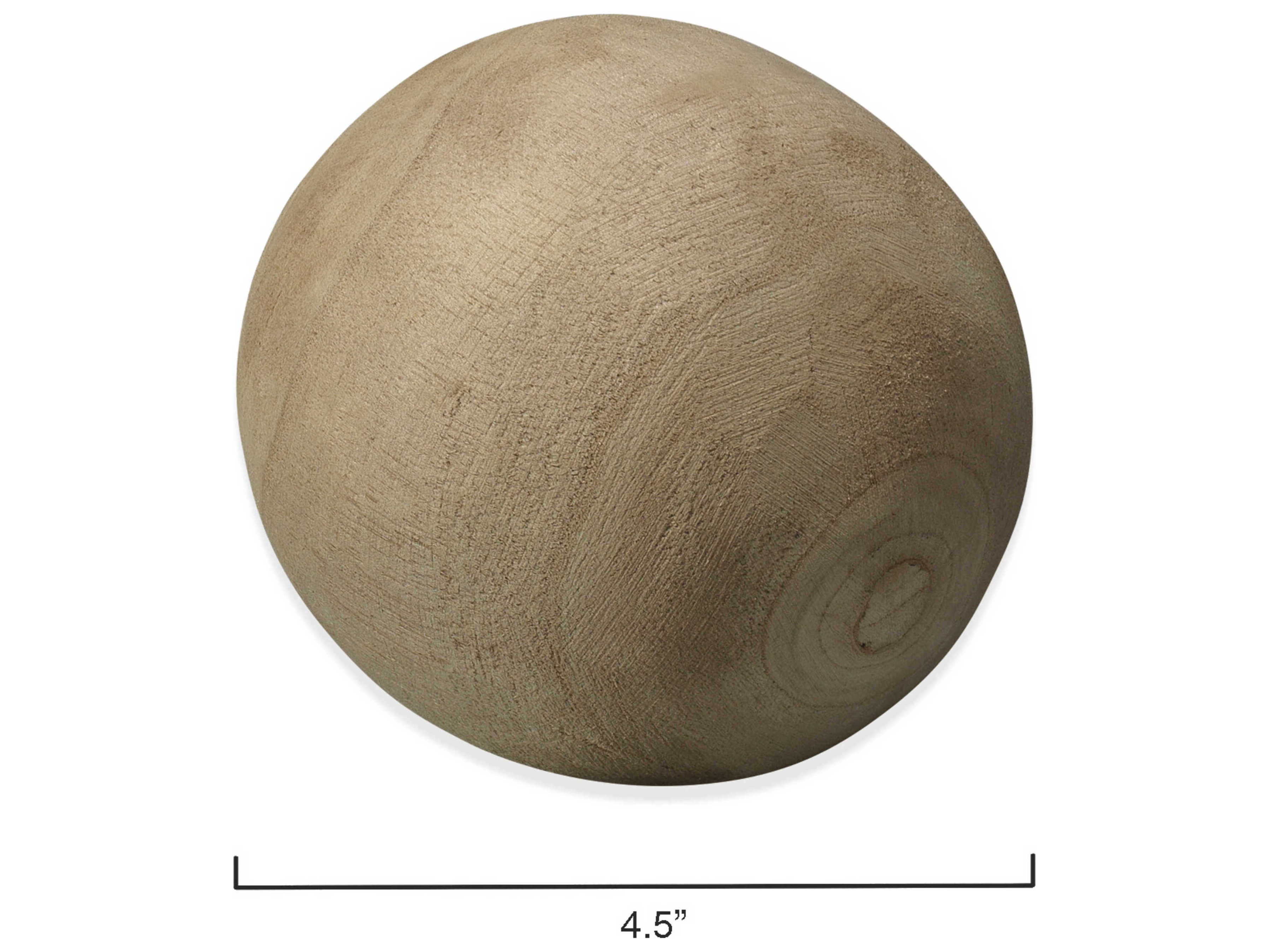 Jamie Young Natural Malibu Wood Balls Set of 3