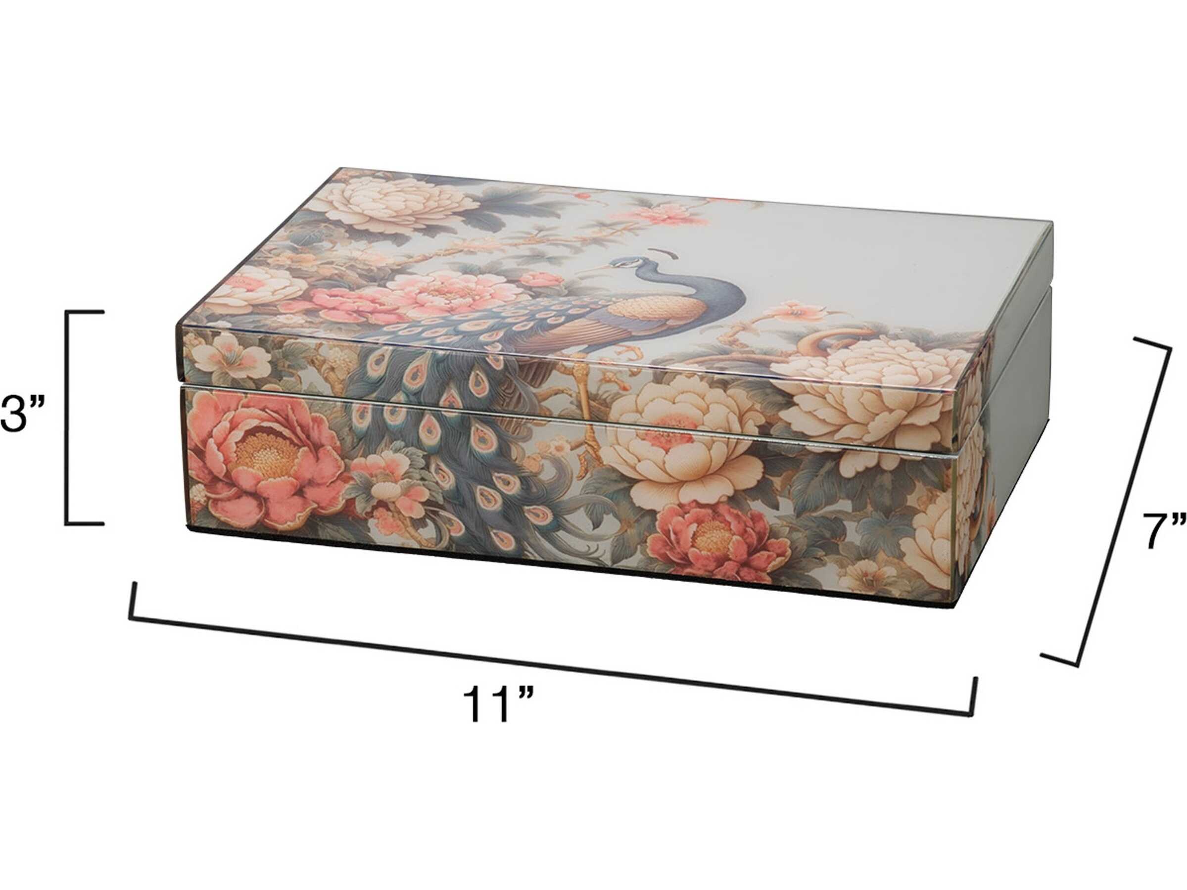 Jamie Young Mural Blue Jewelry Box