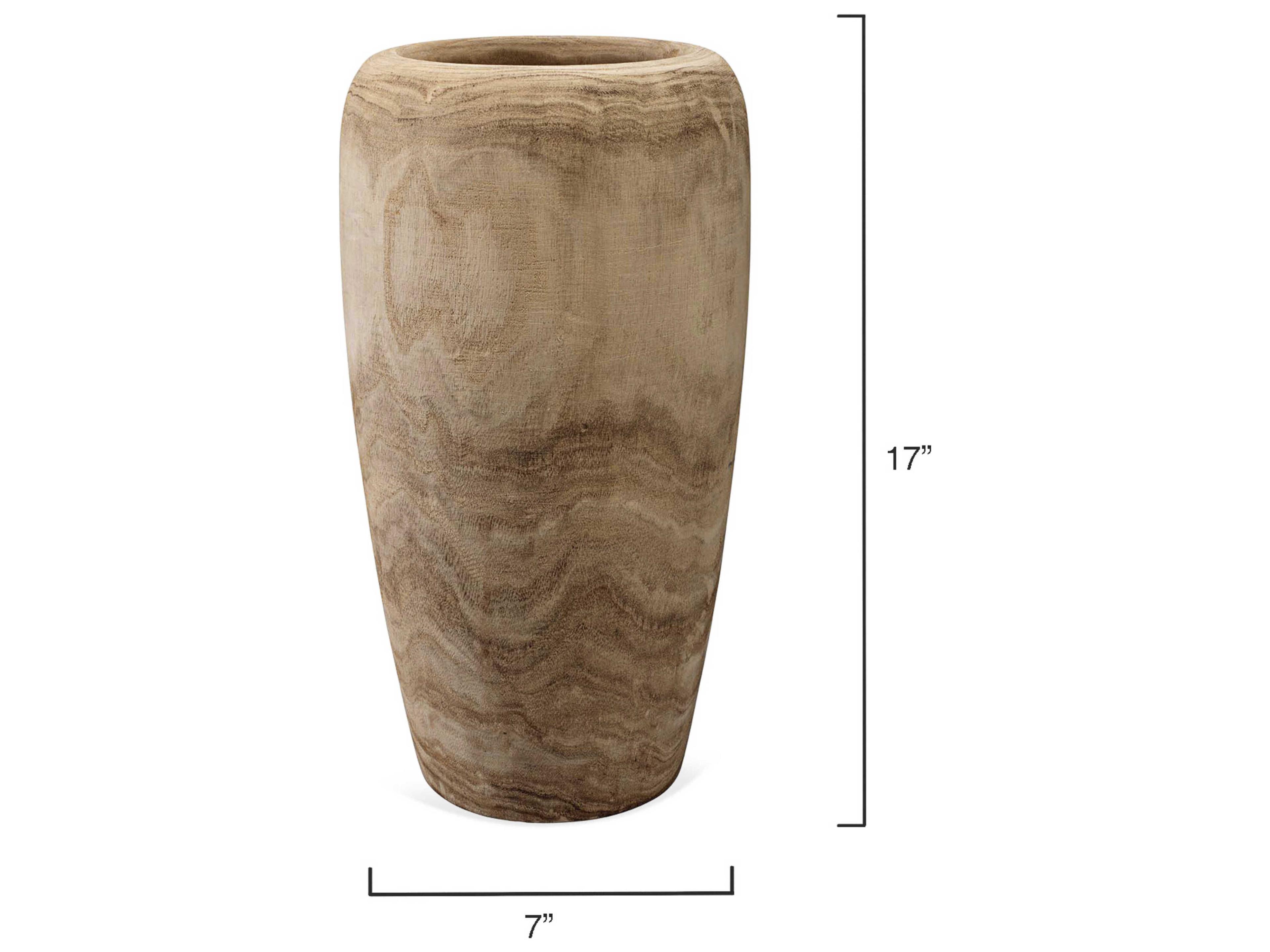 Jamie Young Natural Wood Vase