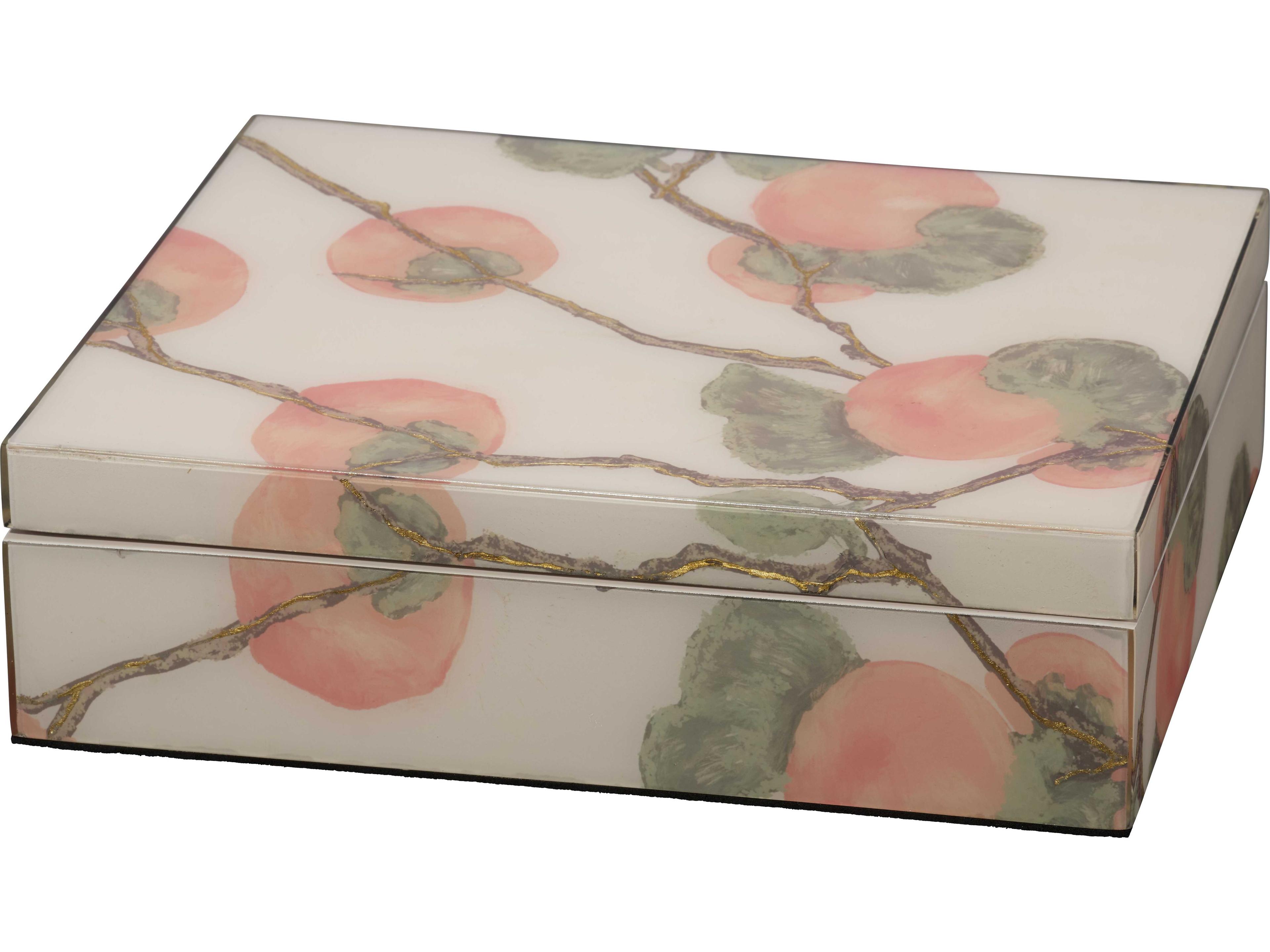 Jamie Young Persimmon Orange Jewelry Box