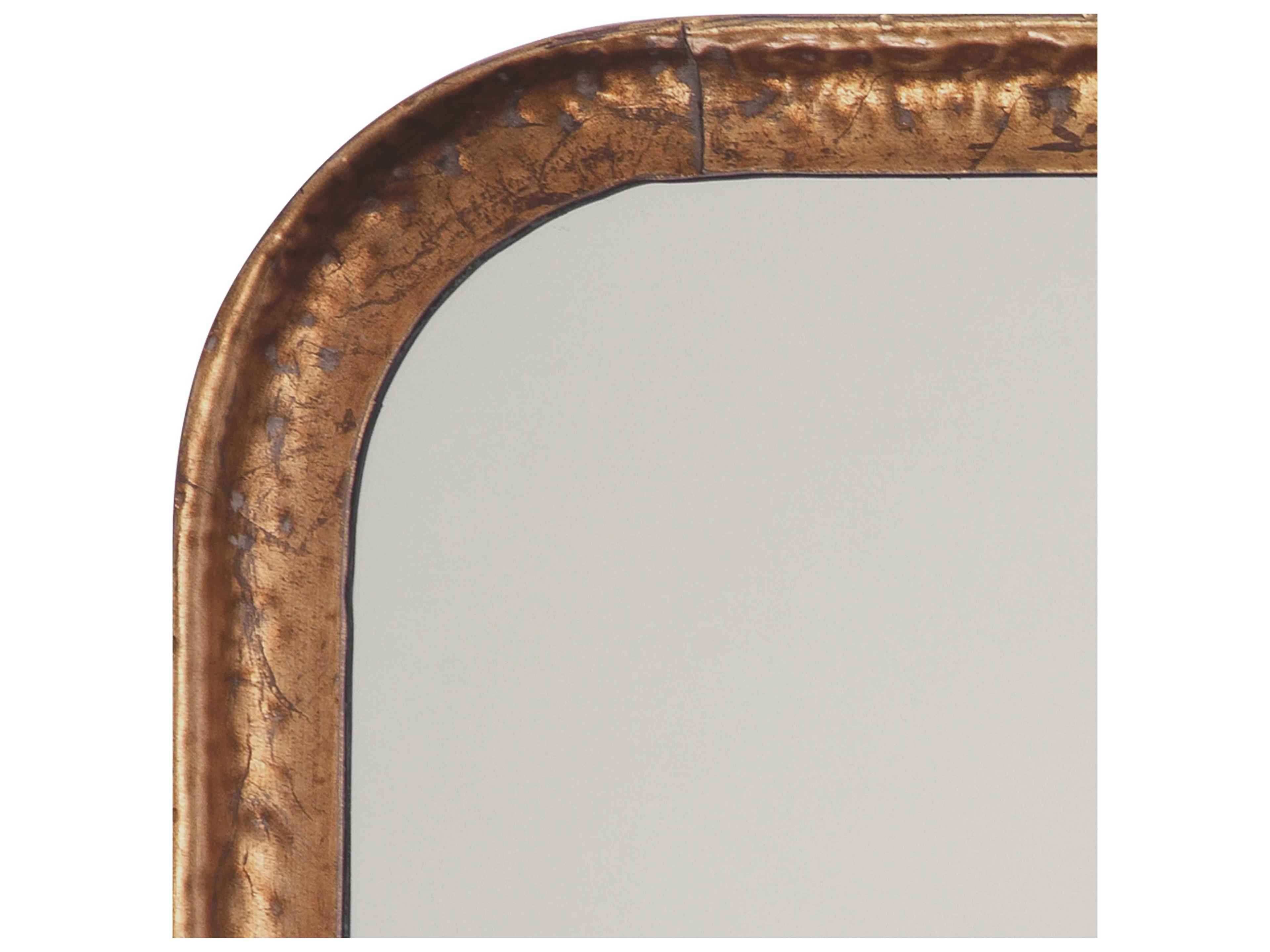 Jamie Young Gold Leaf Rectangular Wall Mirror