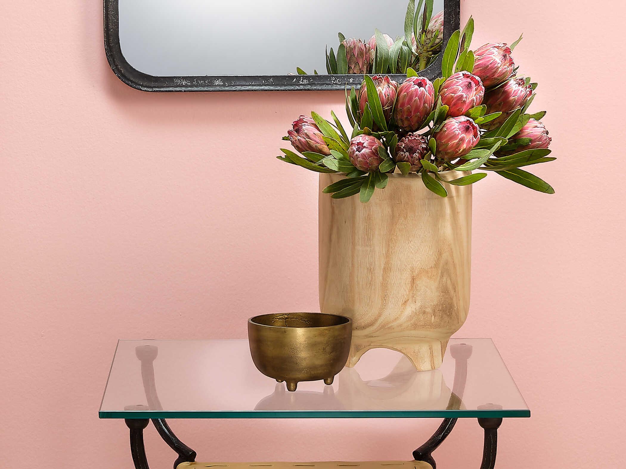 Jamie Young Antique Brass 6" Relic Footed Decorative Bowl