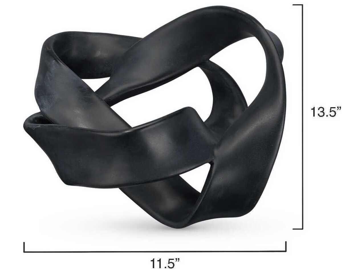 Jamie Young Tangled Black Resin Sculpture