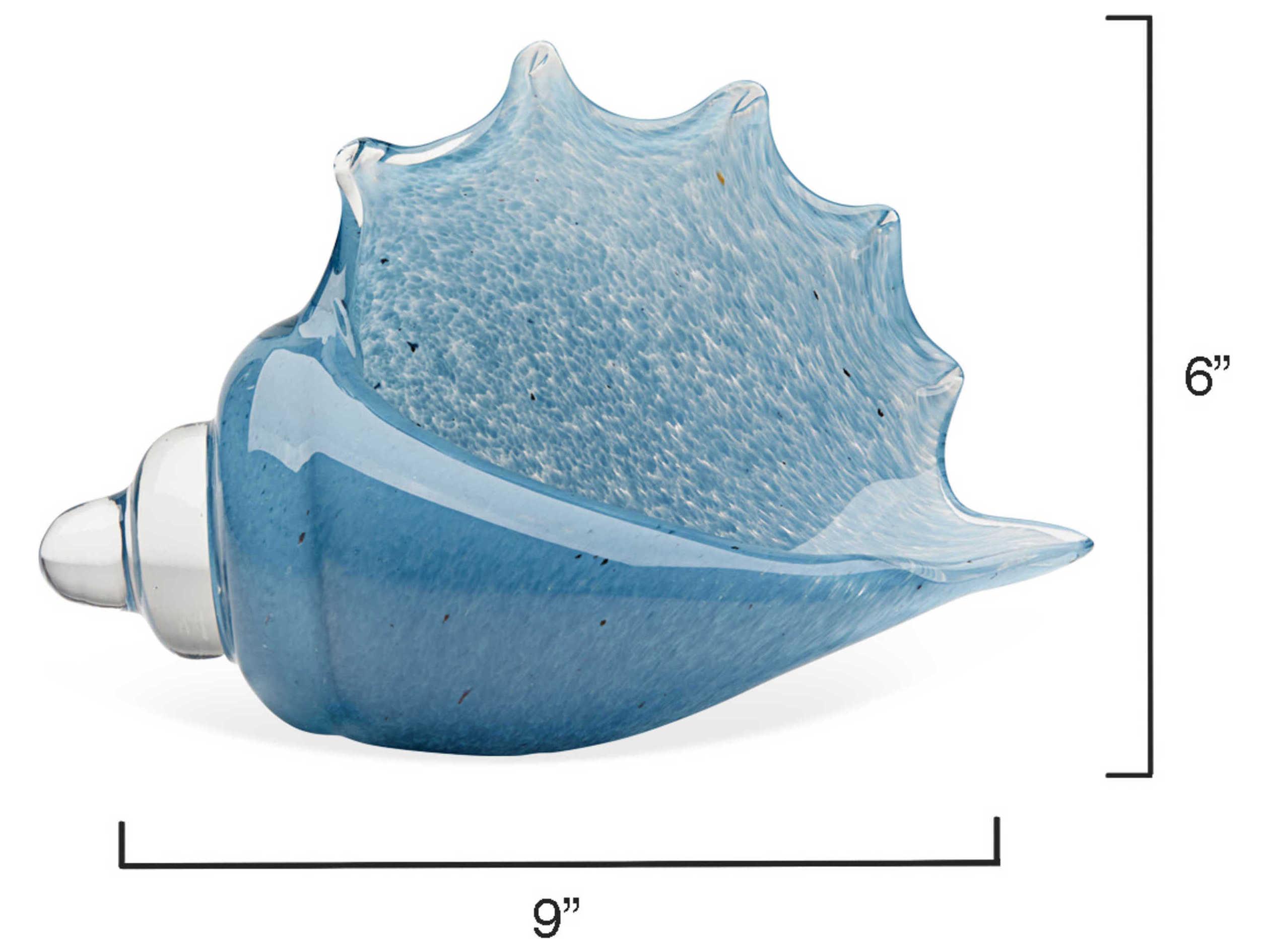 Jamie Young Blue Triton Shell