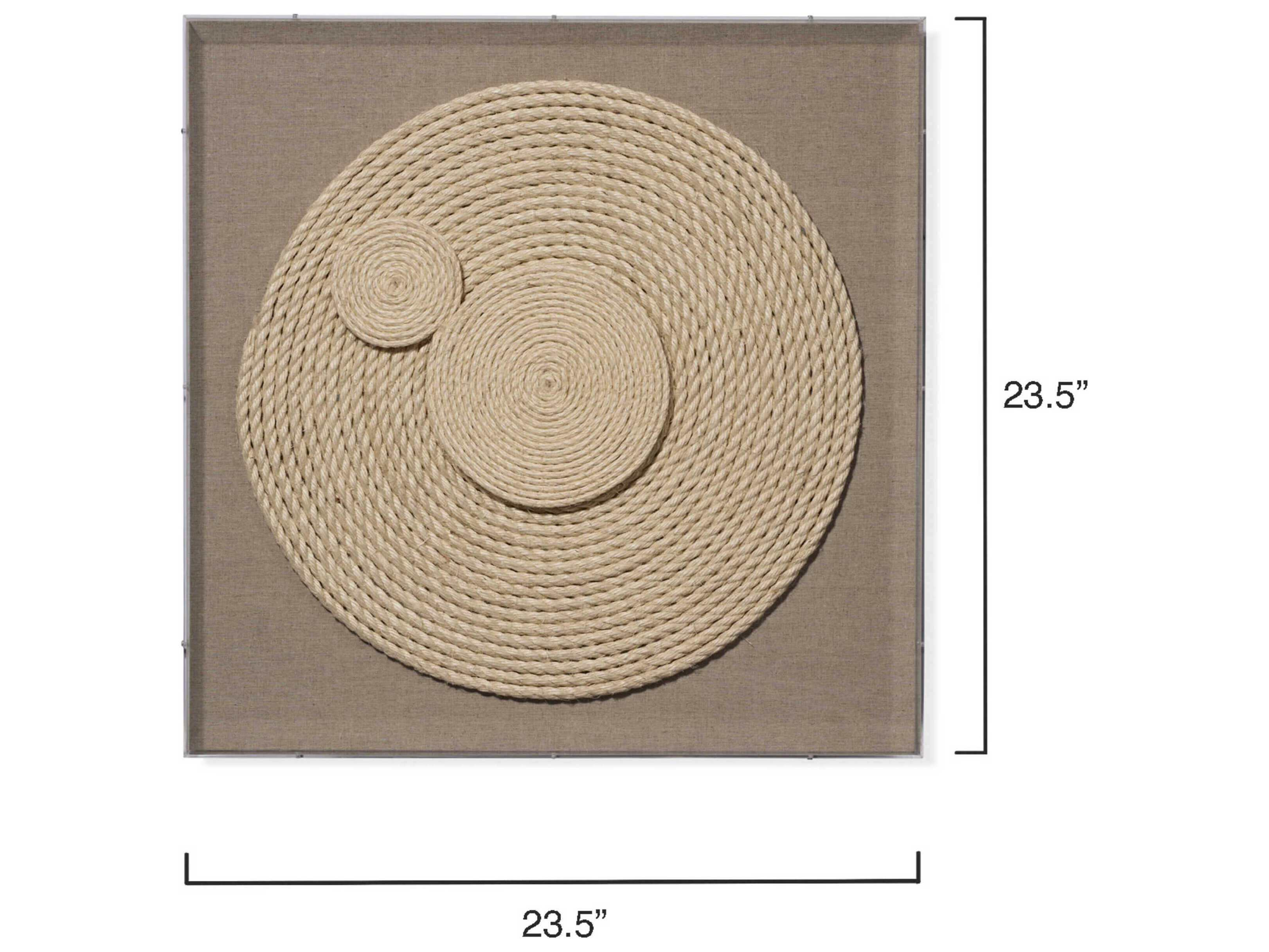 Jamie Young Barbados Natural / Off-White Shadow Box