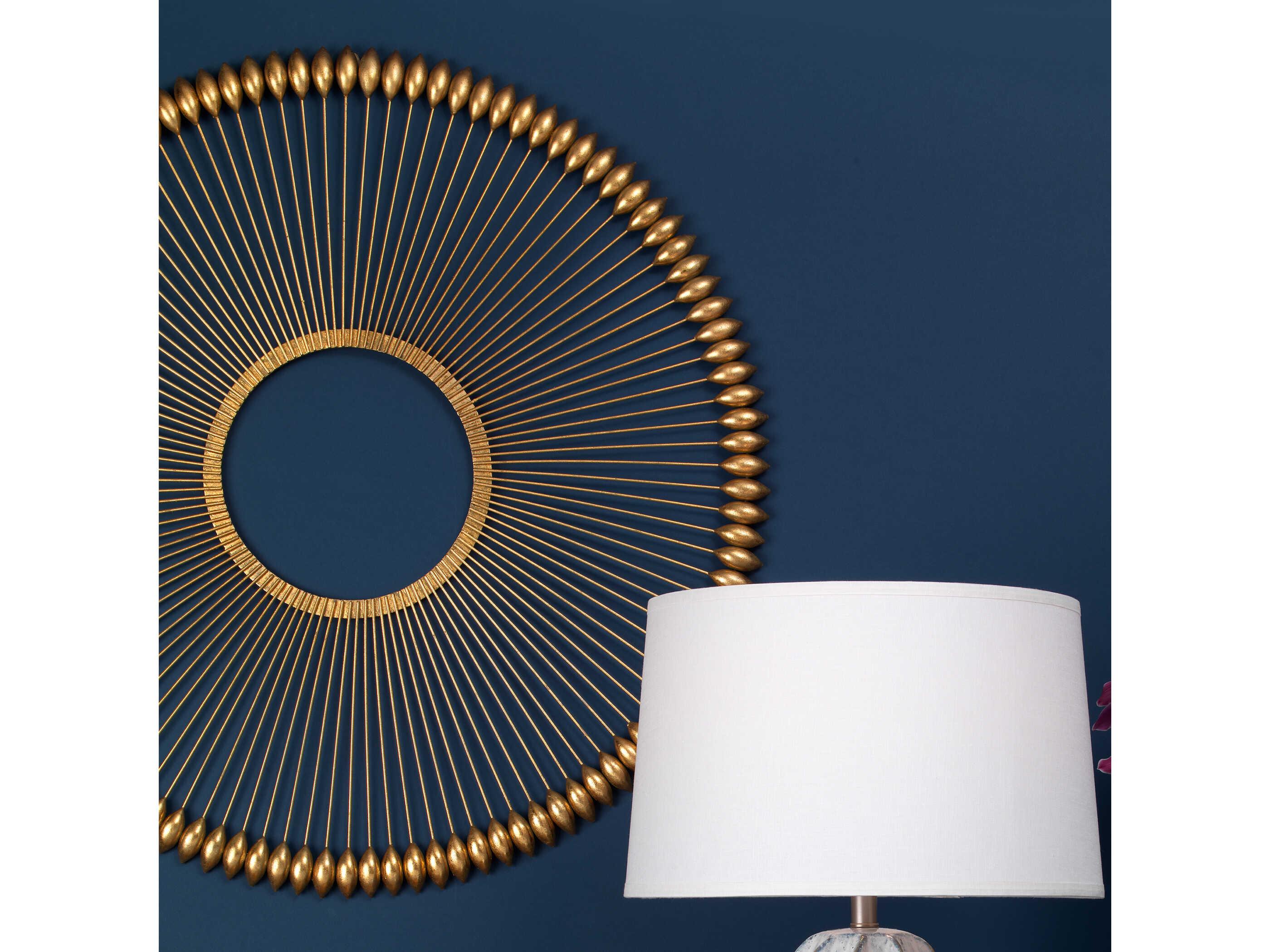 Jamie Young Illume Metal Gold Foil 36" Round Wall Art