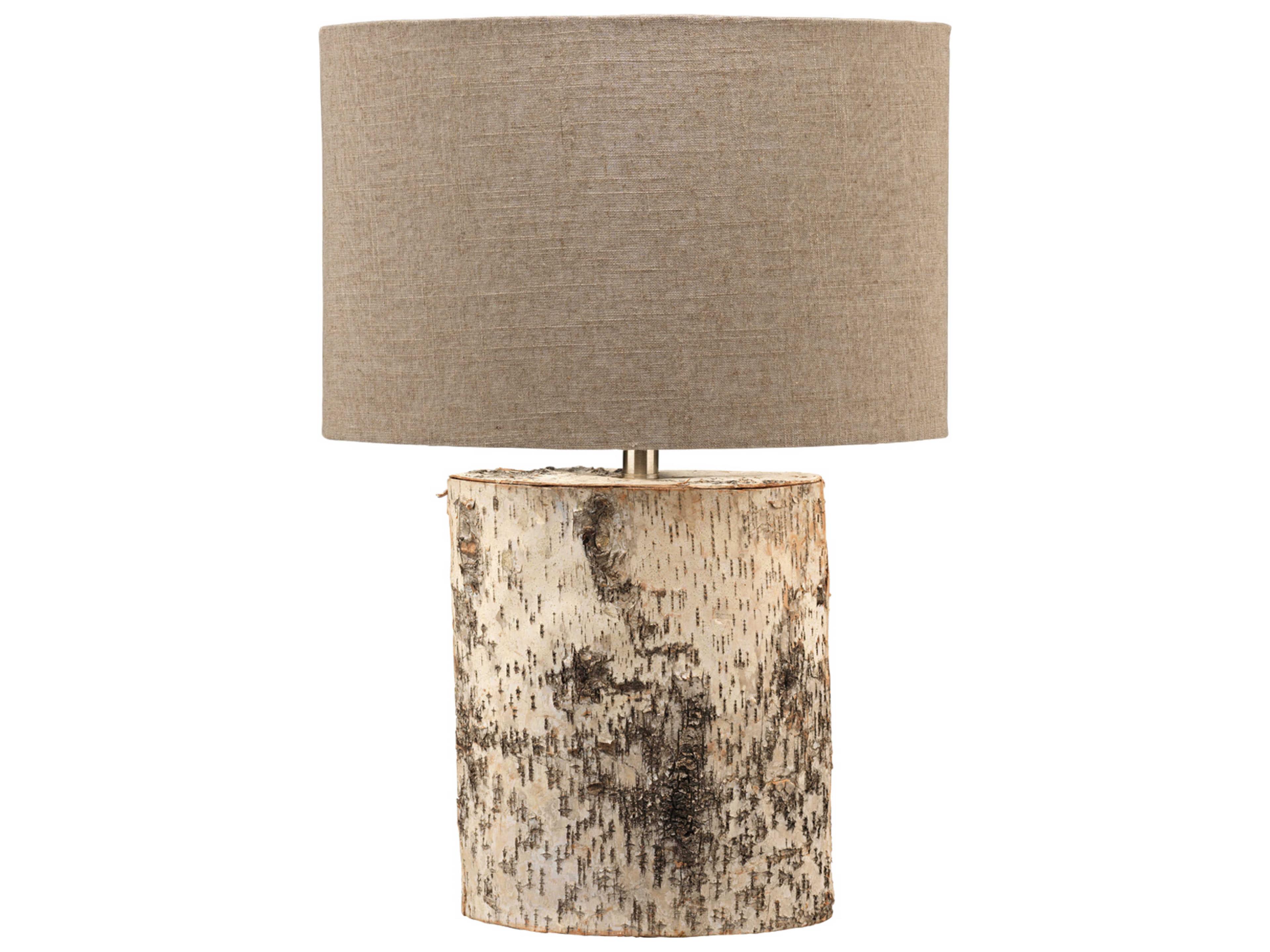 Jamie Young Forrester Birch Veneer Brown Buffet Lamp