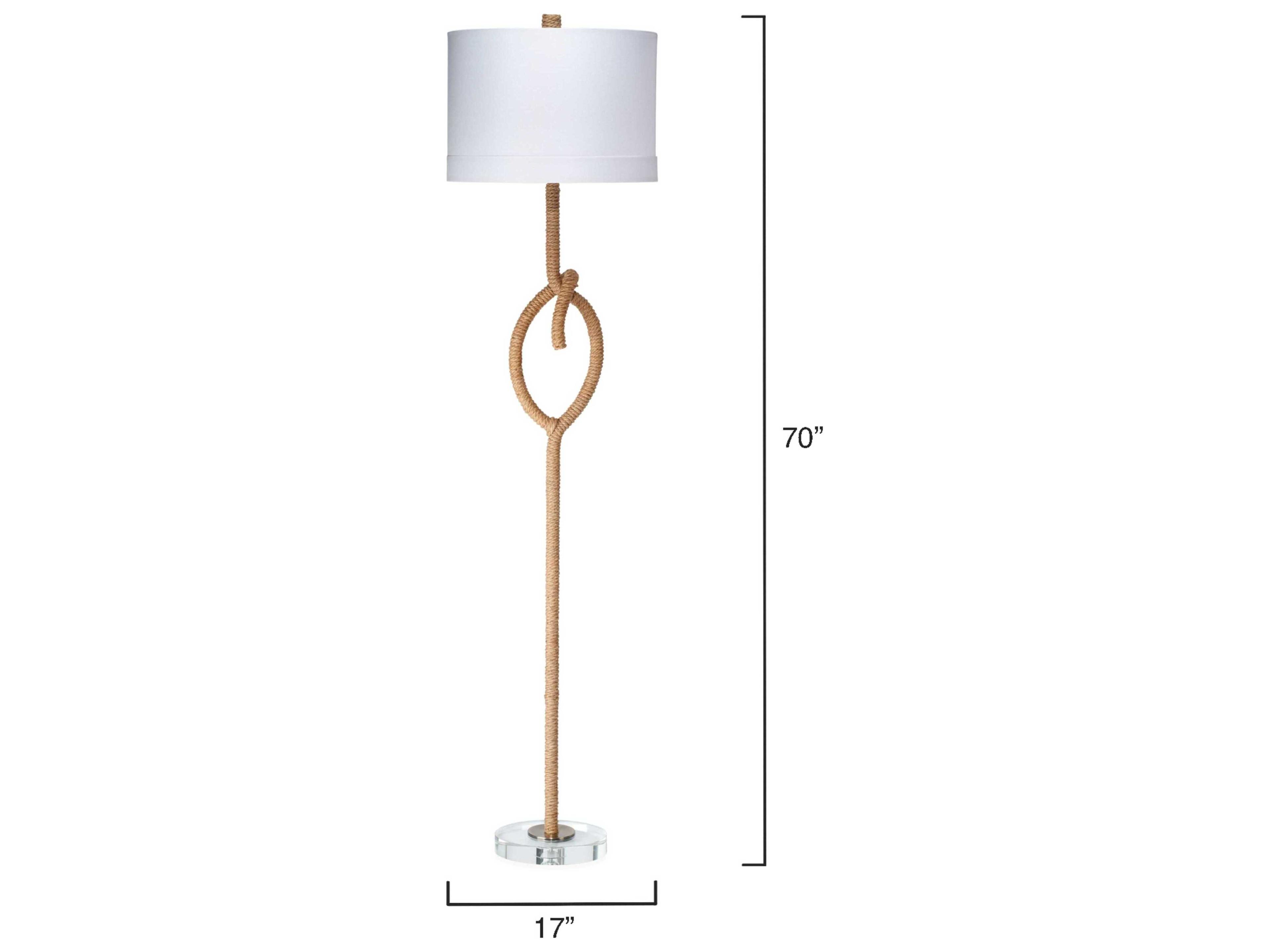 Jamie Young Natural Brown Floor Lamp
