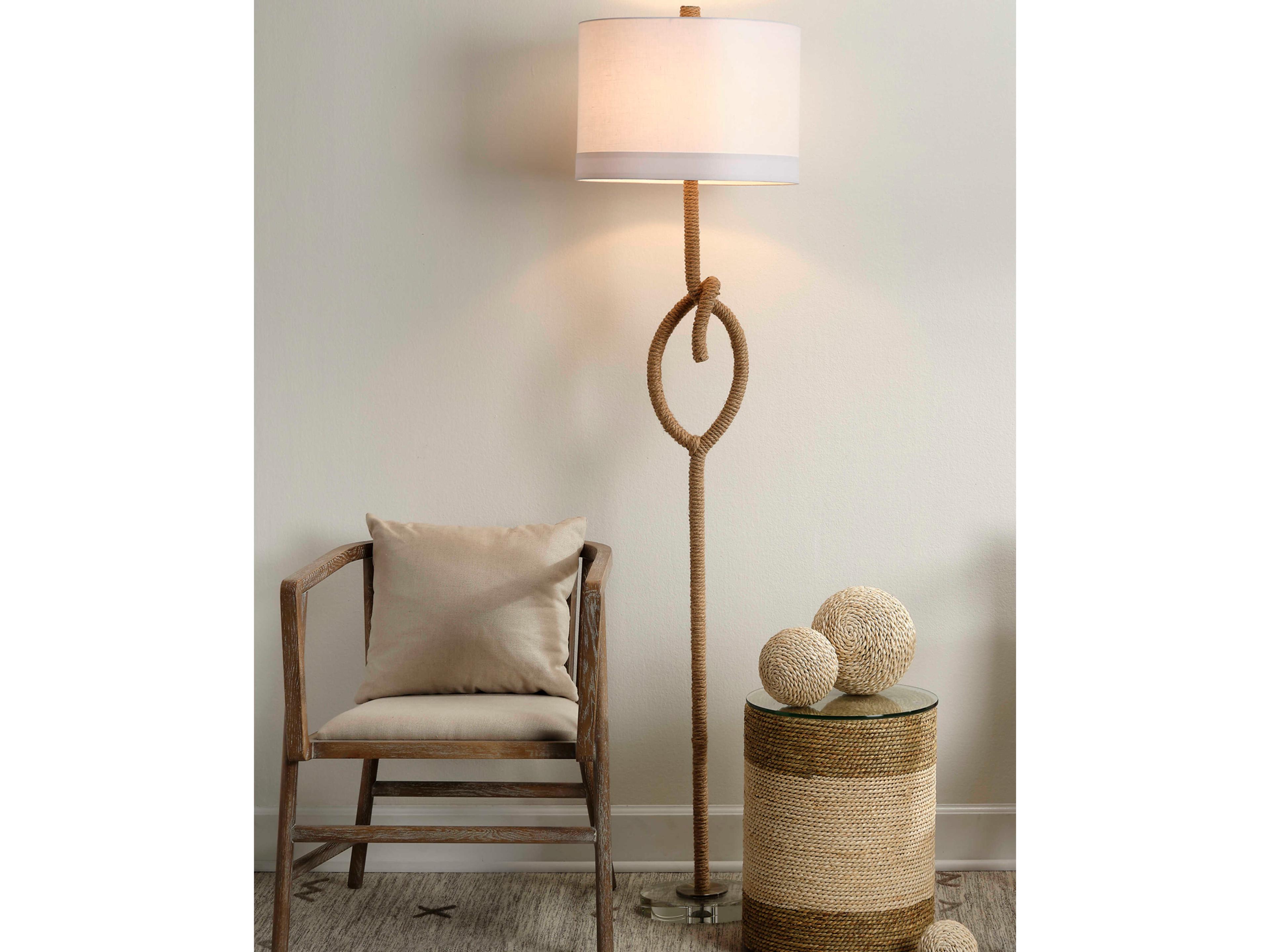 Jamie Young Natural Brown Floor Lamp