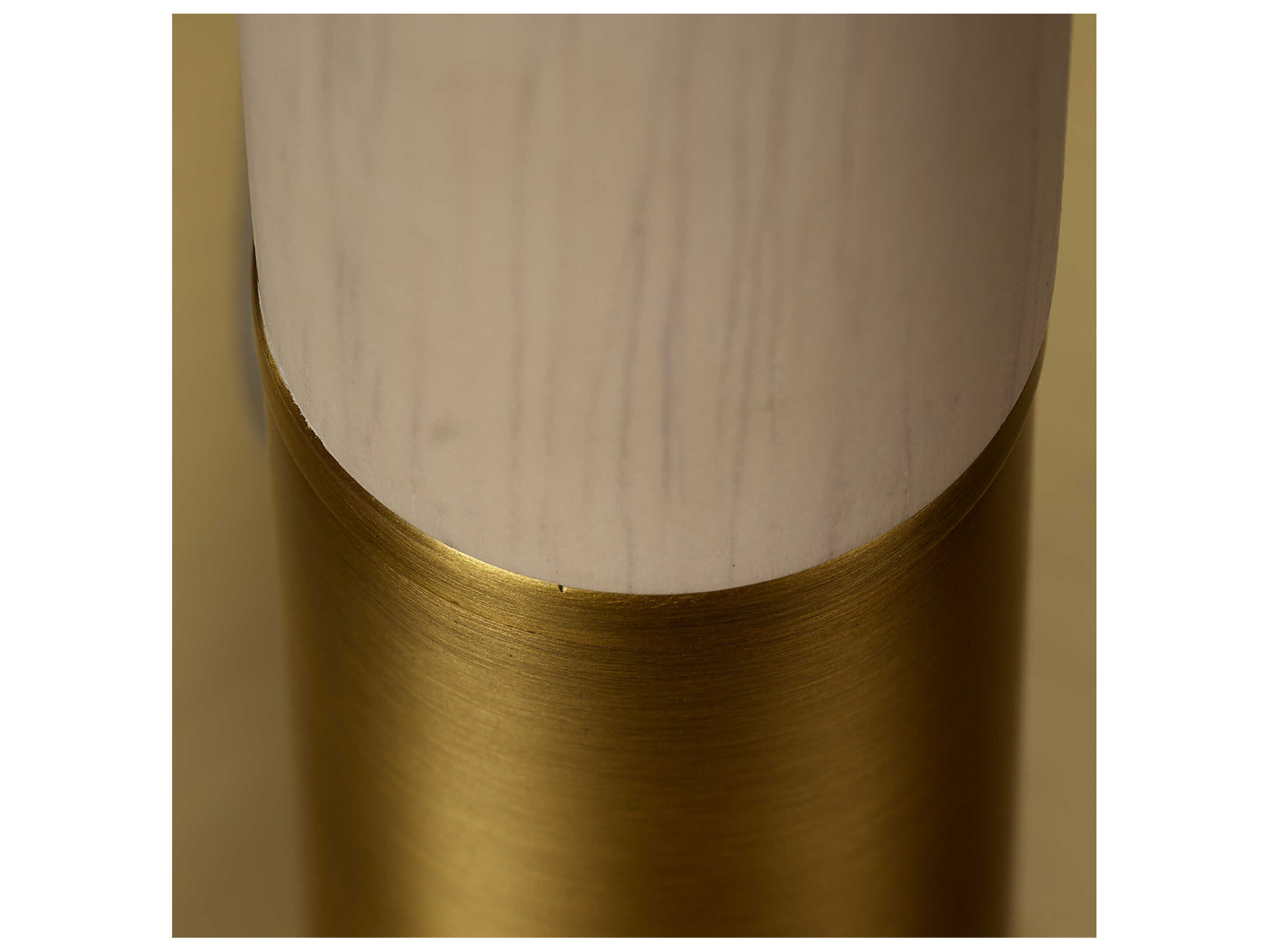 Jamie Young Morgana Natural Wood / Antique Brass Buffet Lamp