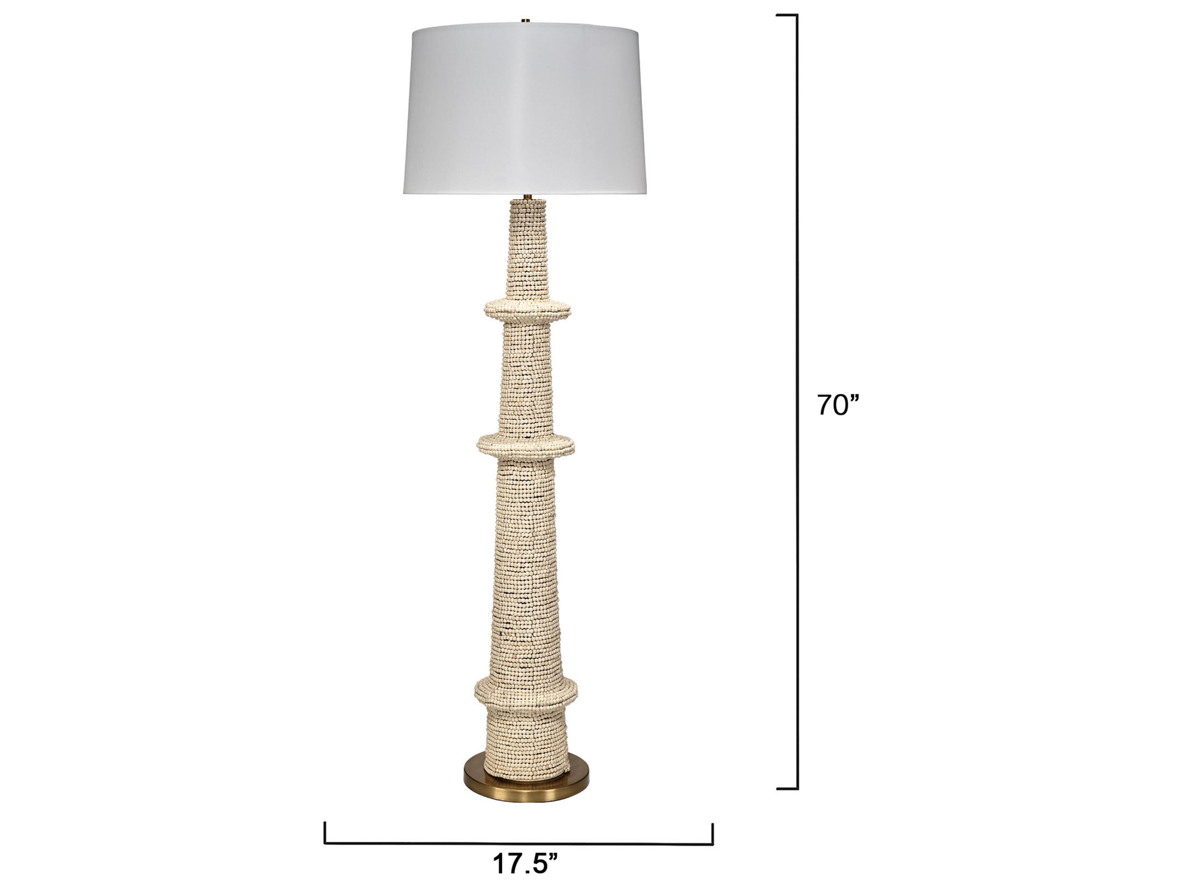 Jamie Young Rowan Brass Floor Lamp