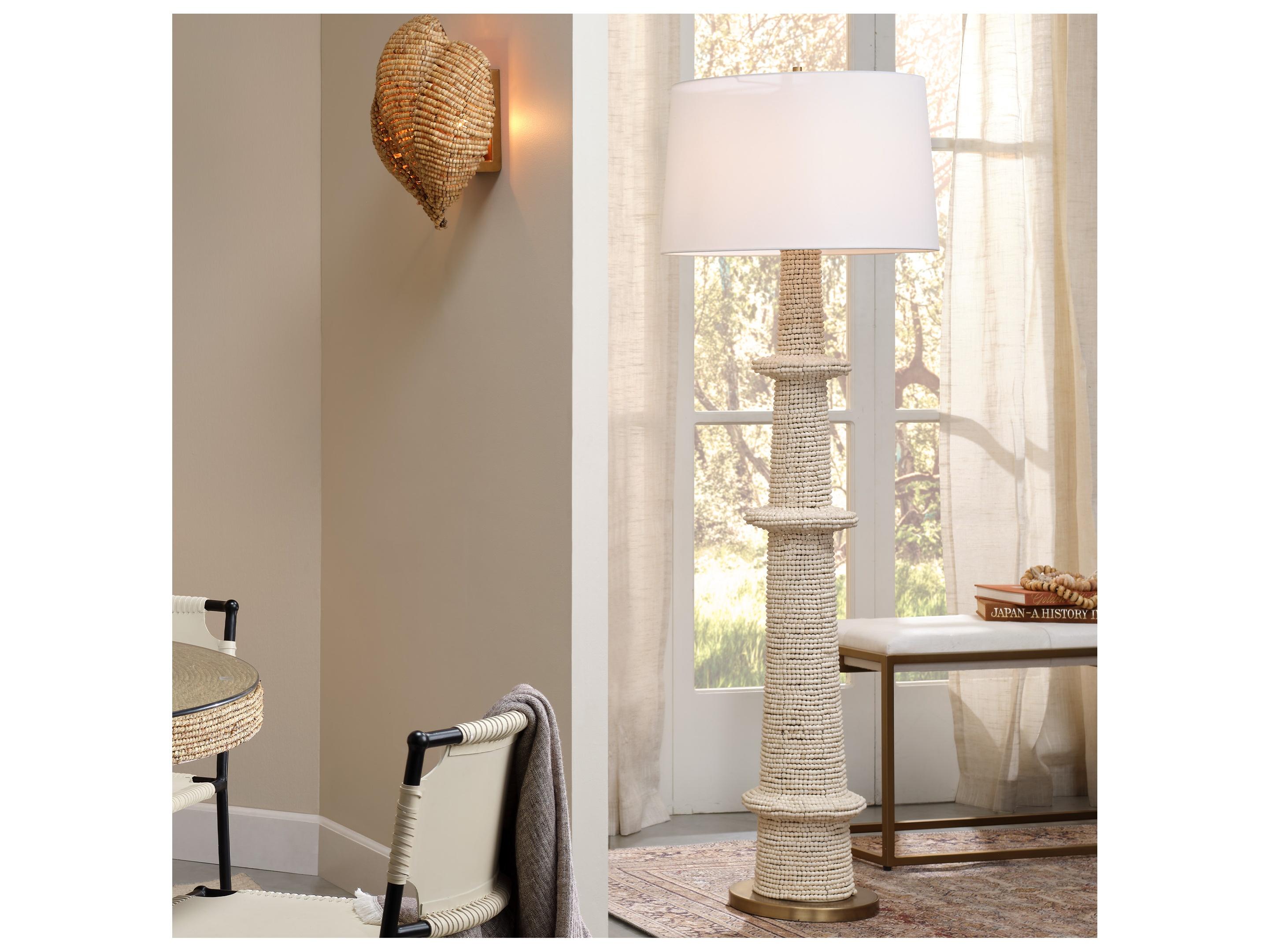 Jamie Young Rowan Brass Floor Lamp