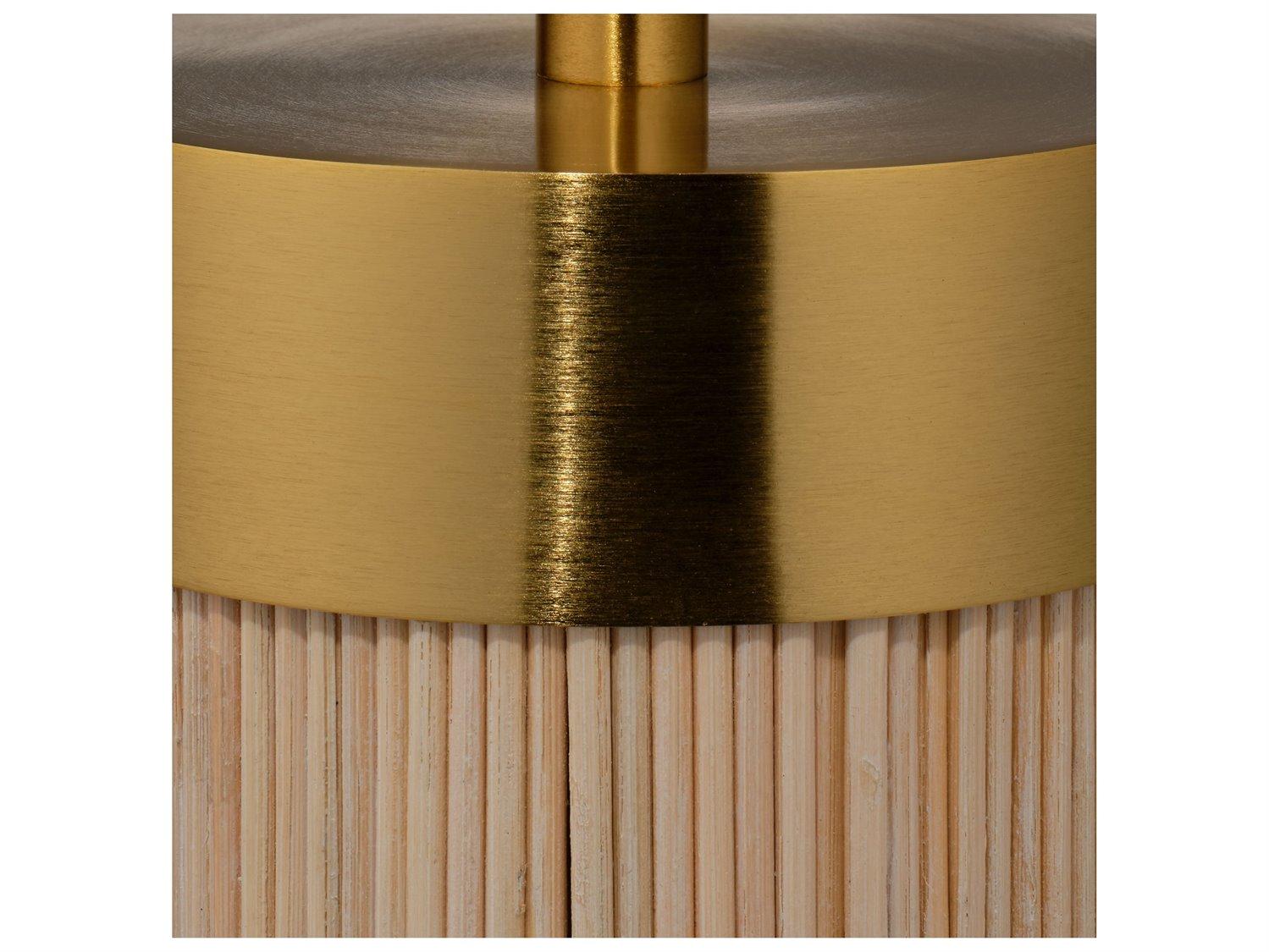 Jamie Young Seychelles Wood Table Lamp