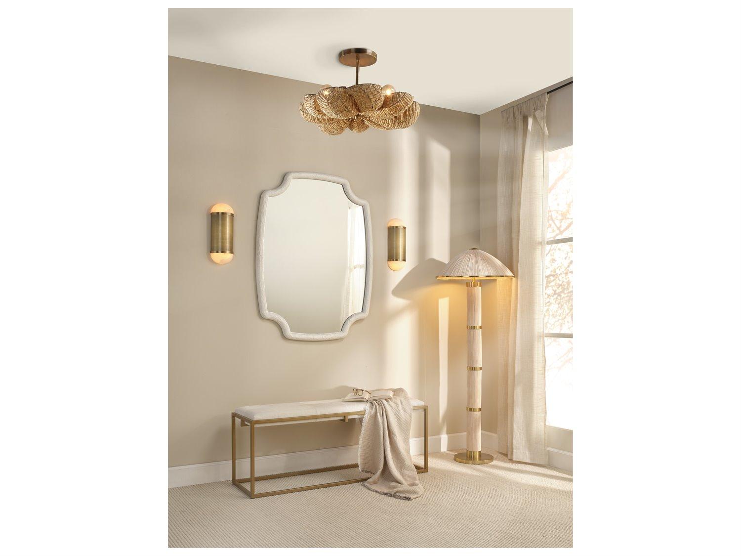 Jamie Young Seychelles Wood Table Lamp