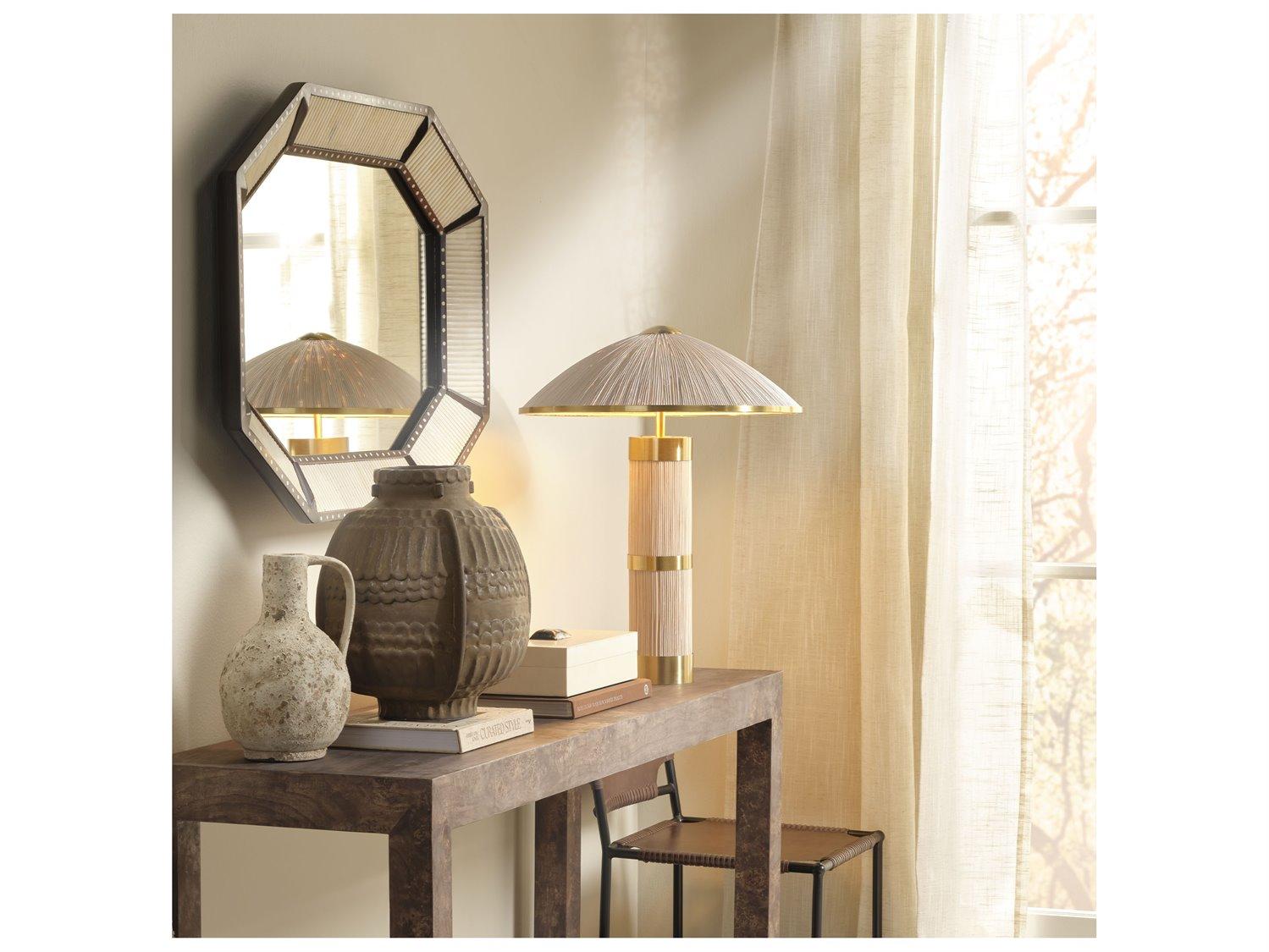 Jamie Young Seychelles Wood Table Lamp