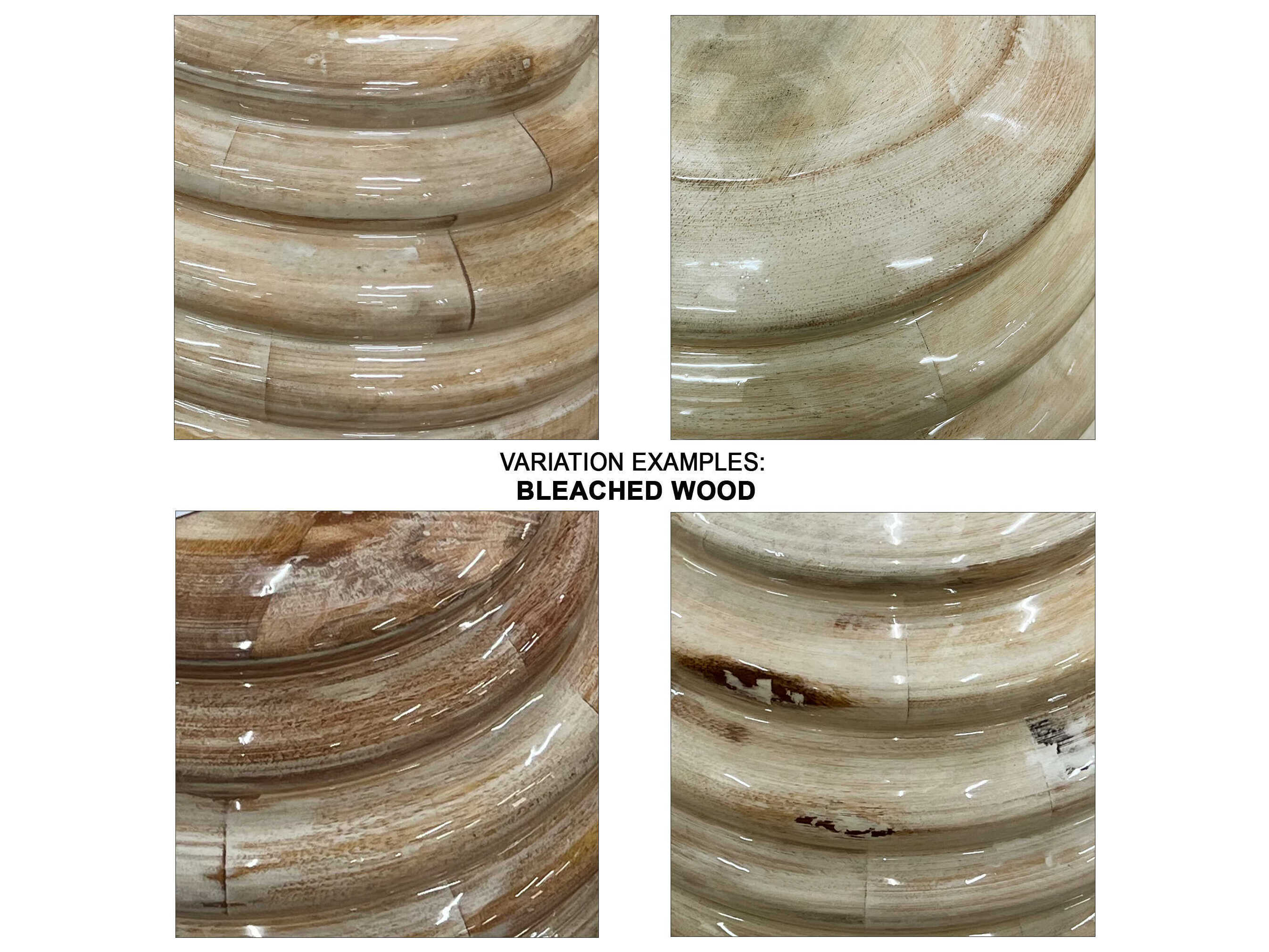 Jamie Young Soroban Natural Lacquered Wood Table Lamp