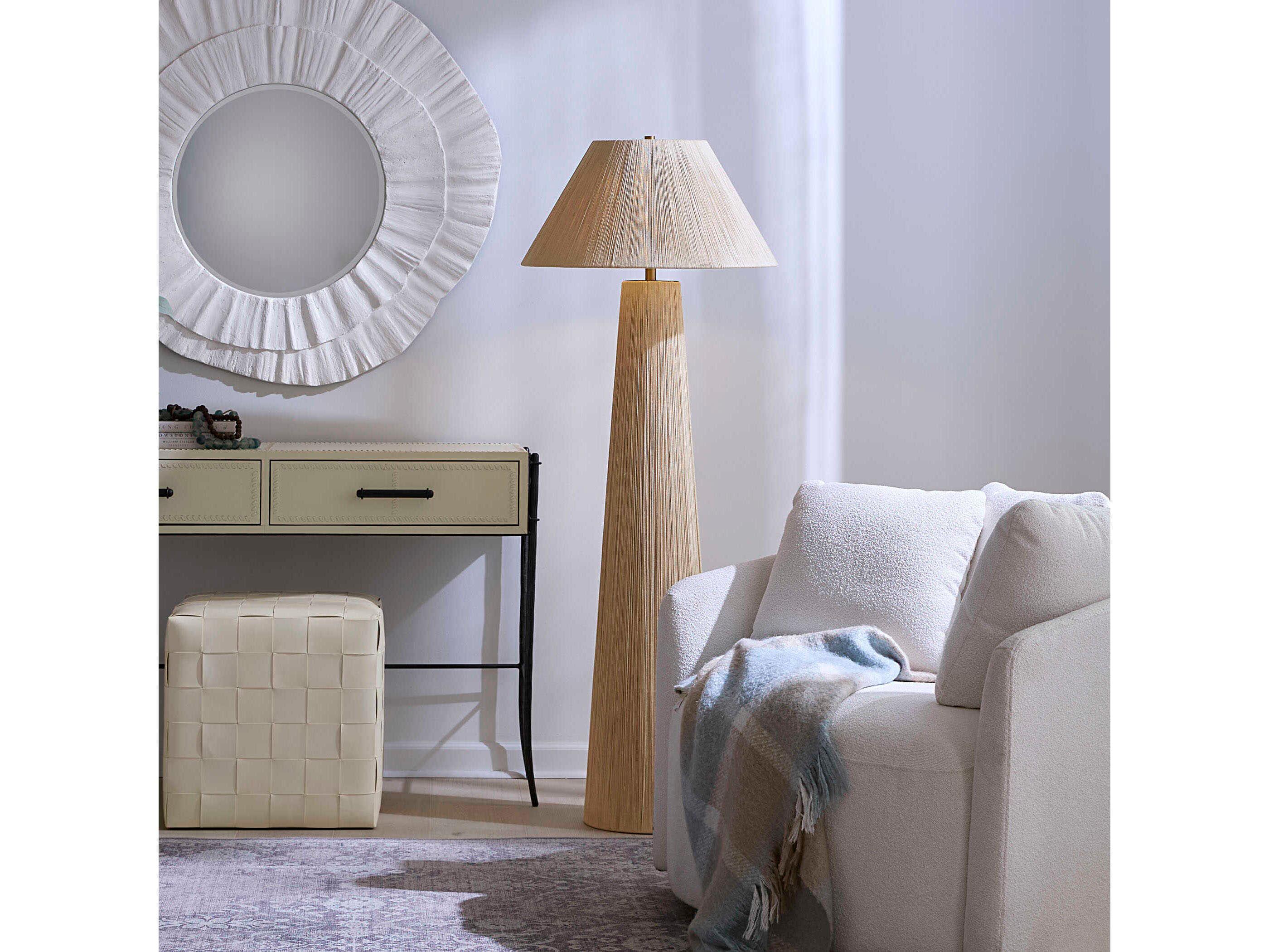 Jamie Young Tension Cream Off White Floor Lamp