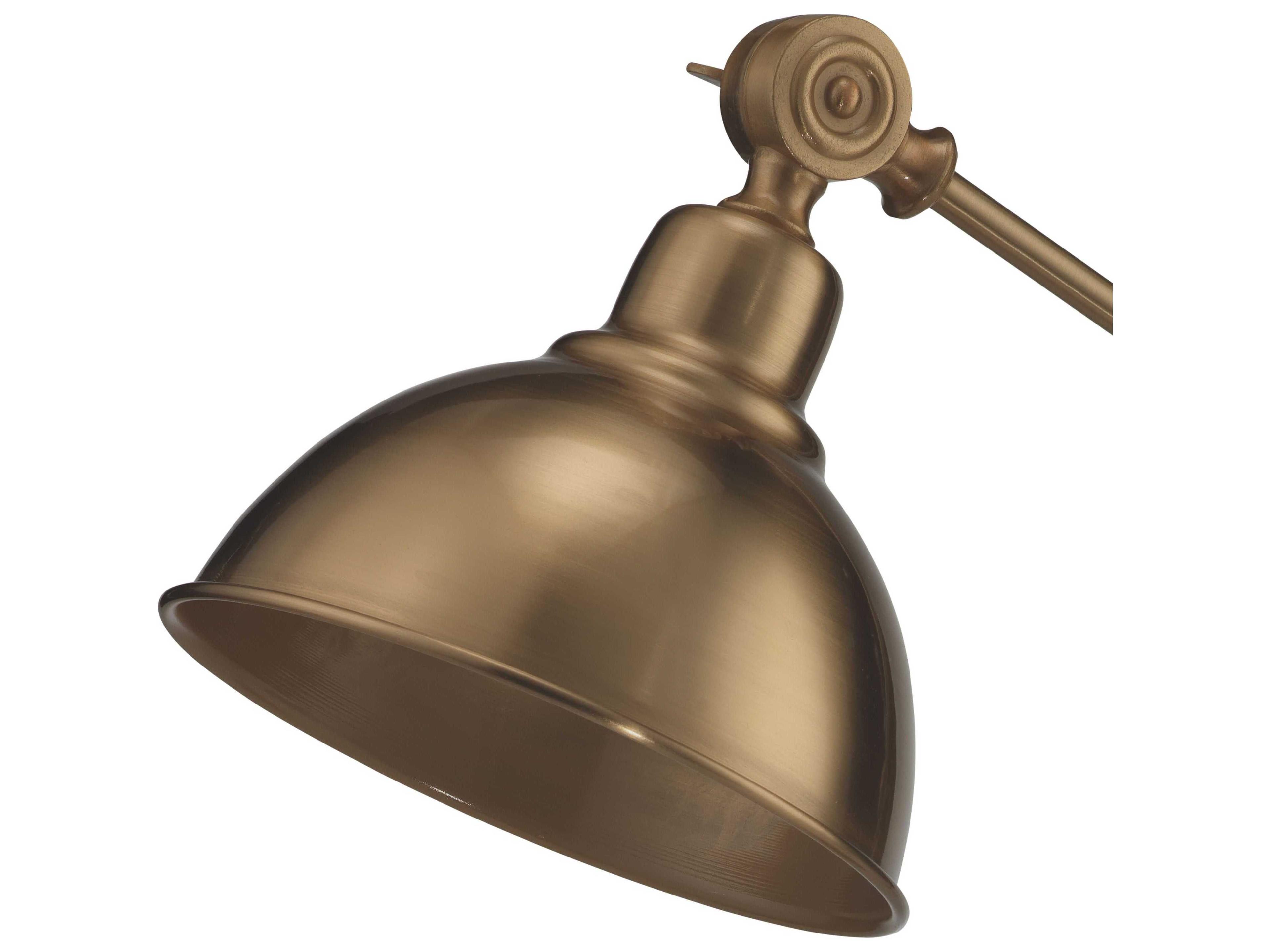 Jamie Young Wallace Antique Brass Desk Lamp