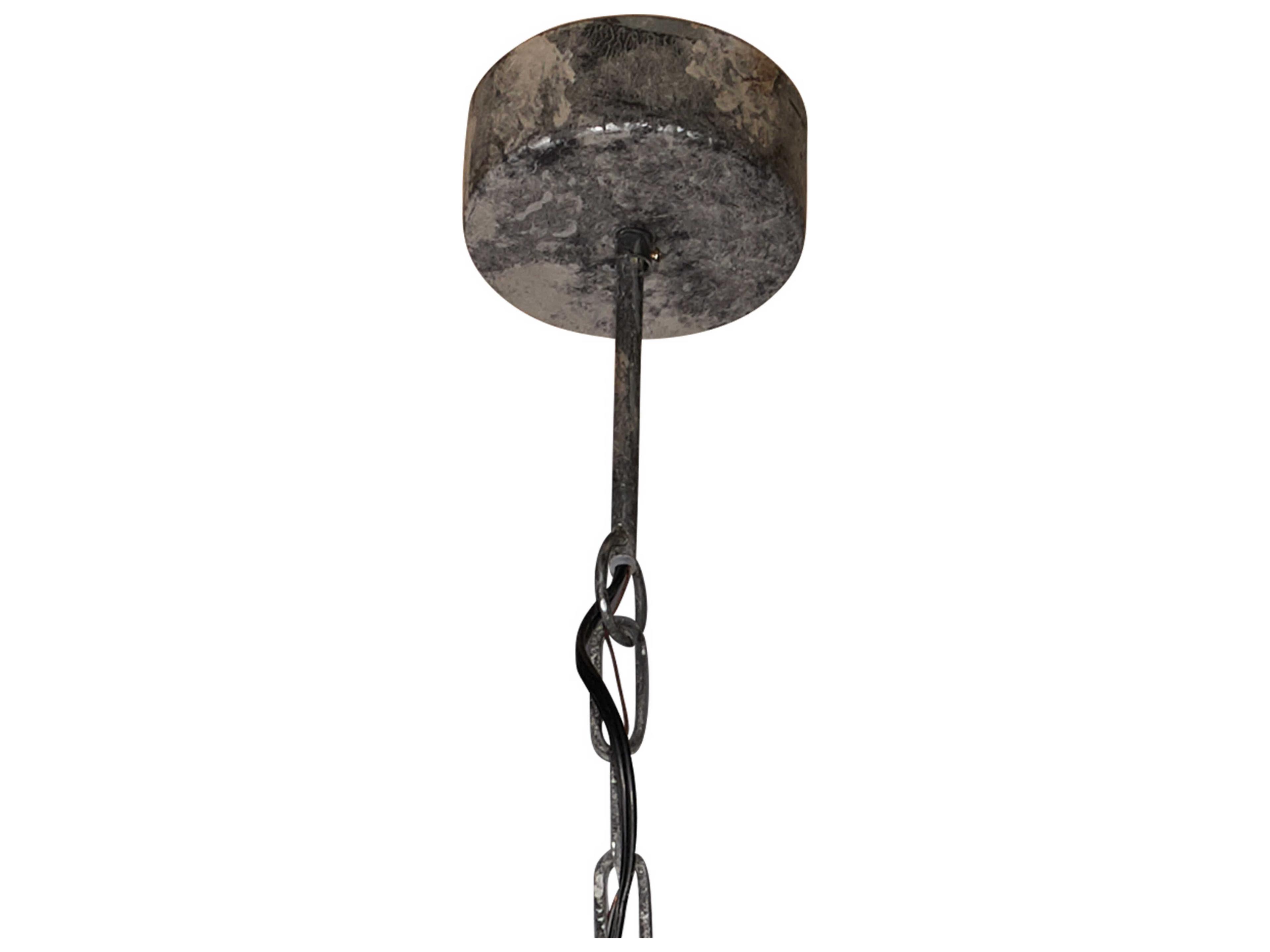 Jamie Young Blanca 1-Light White Washed Empire Chandelier