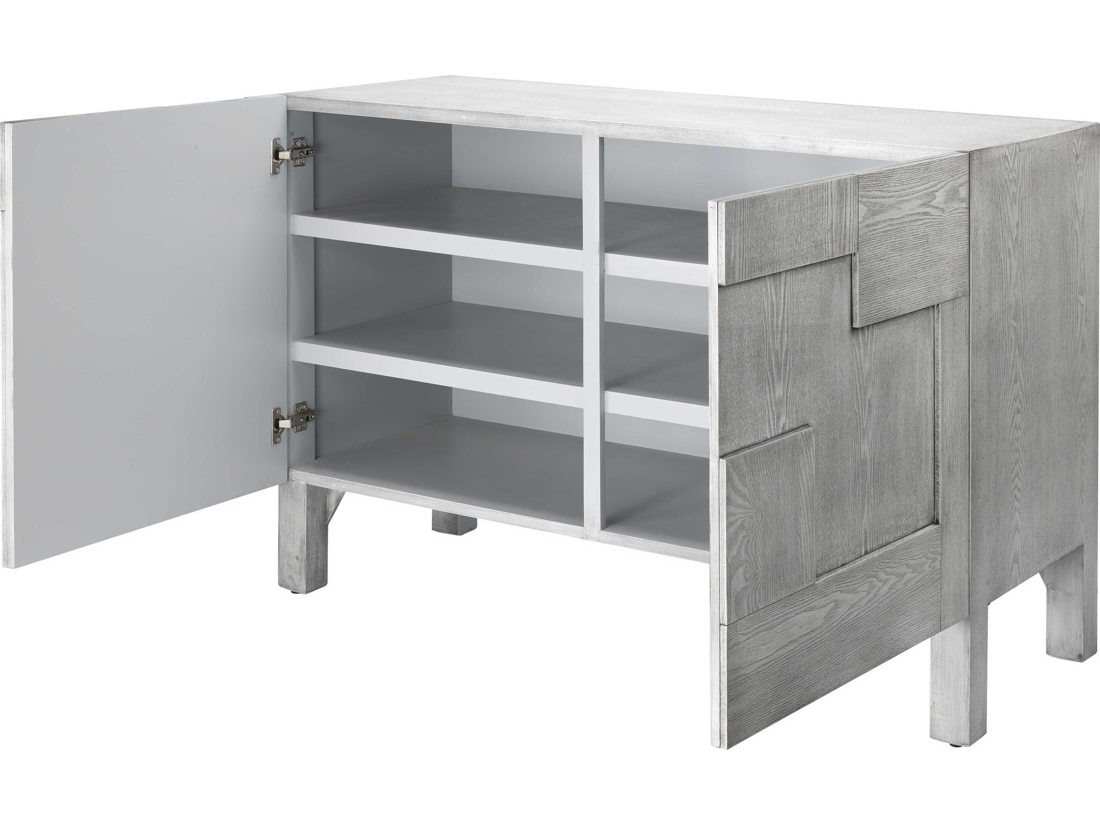 Jamie Young Context 48" Ash Wood Grey Sideboard