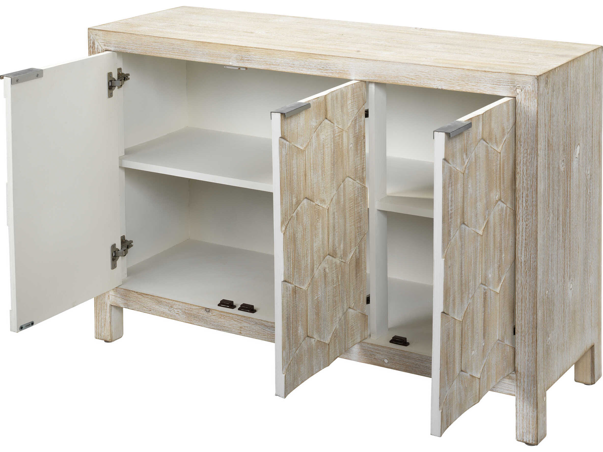 Jamie Young Juniper 47" Solid Wood Grey Sideboard