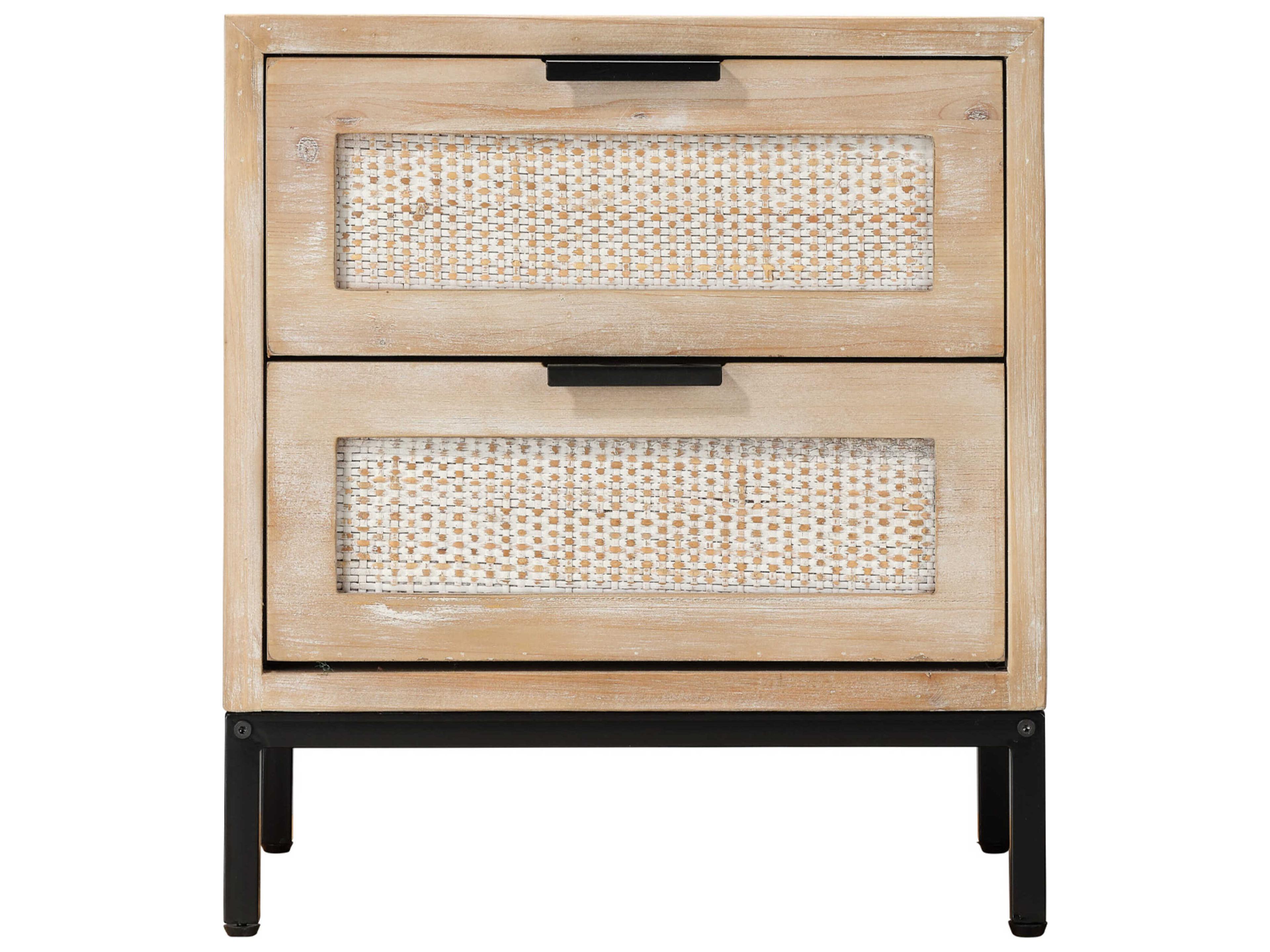 Jamie Young Reed Rectangular Wood Brown End Table