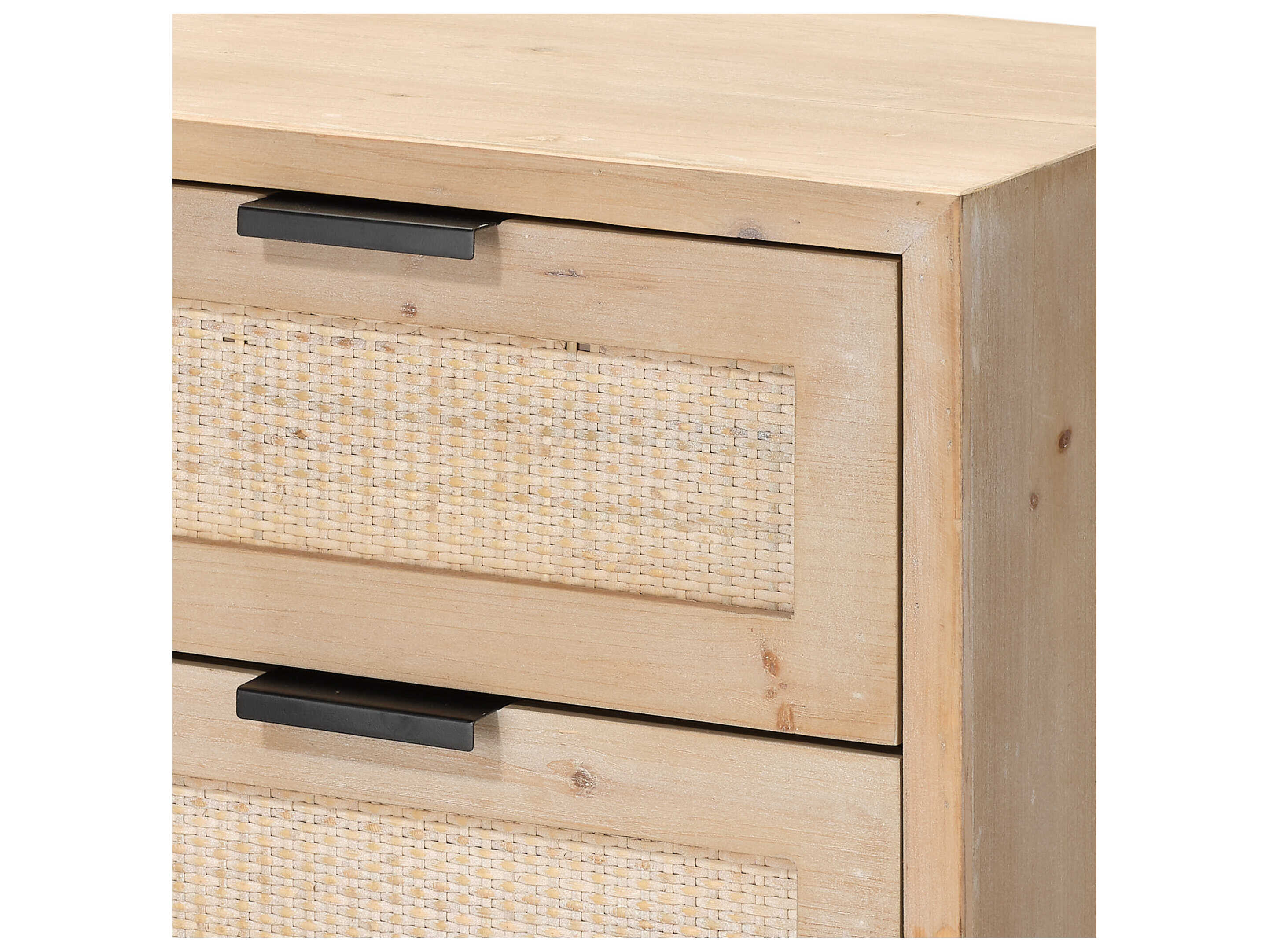 Jamie Young Reed Rectangular Wood Brown Console Table