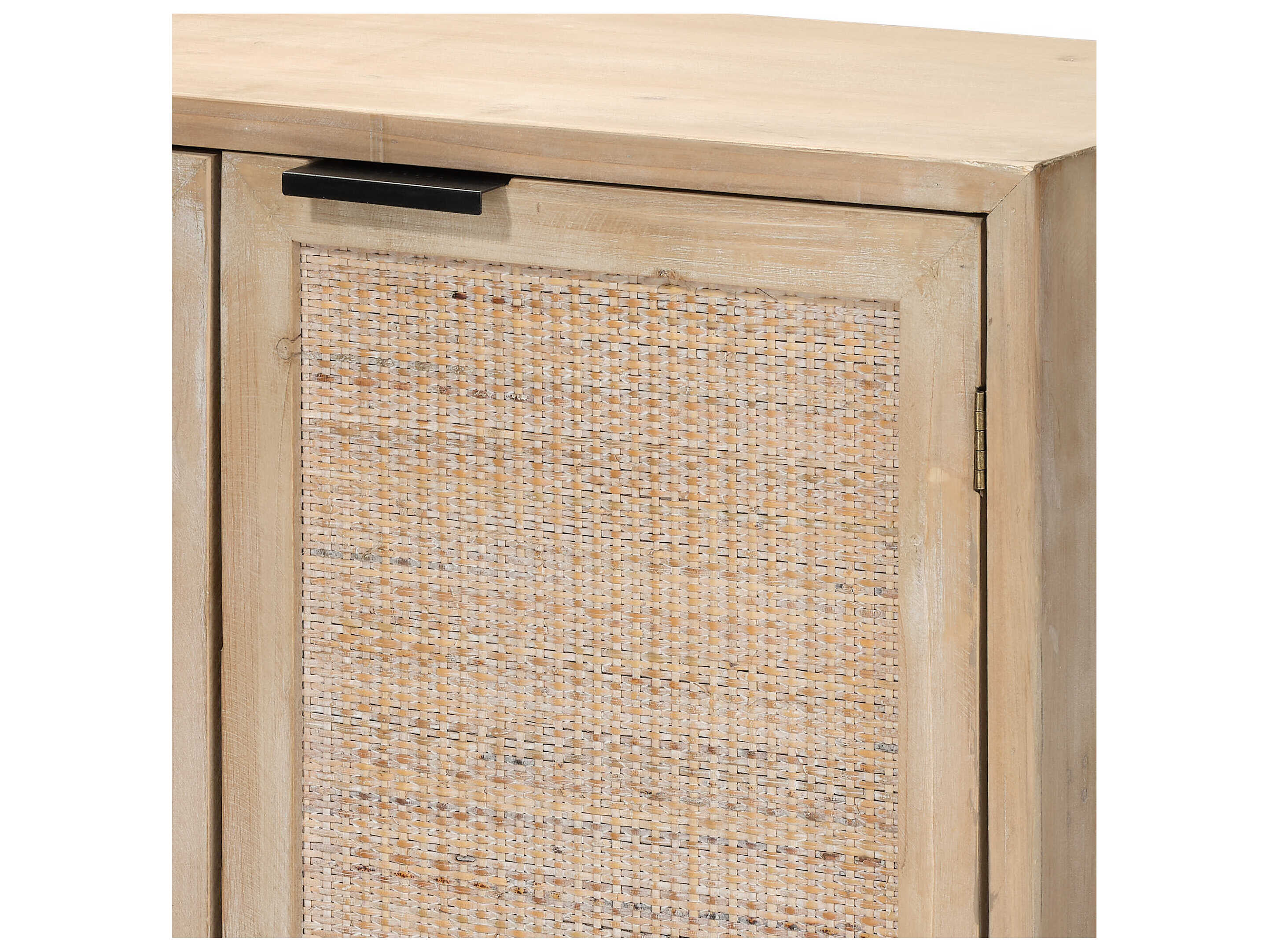 Jamie Young Reed Brown Rattan Accent Chest