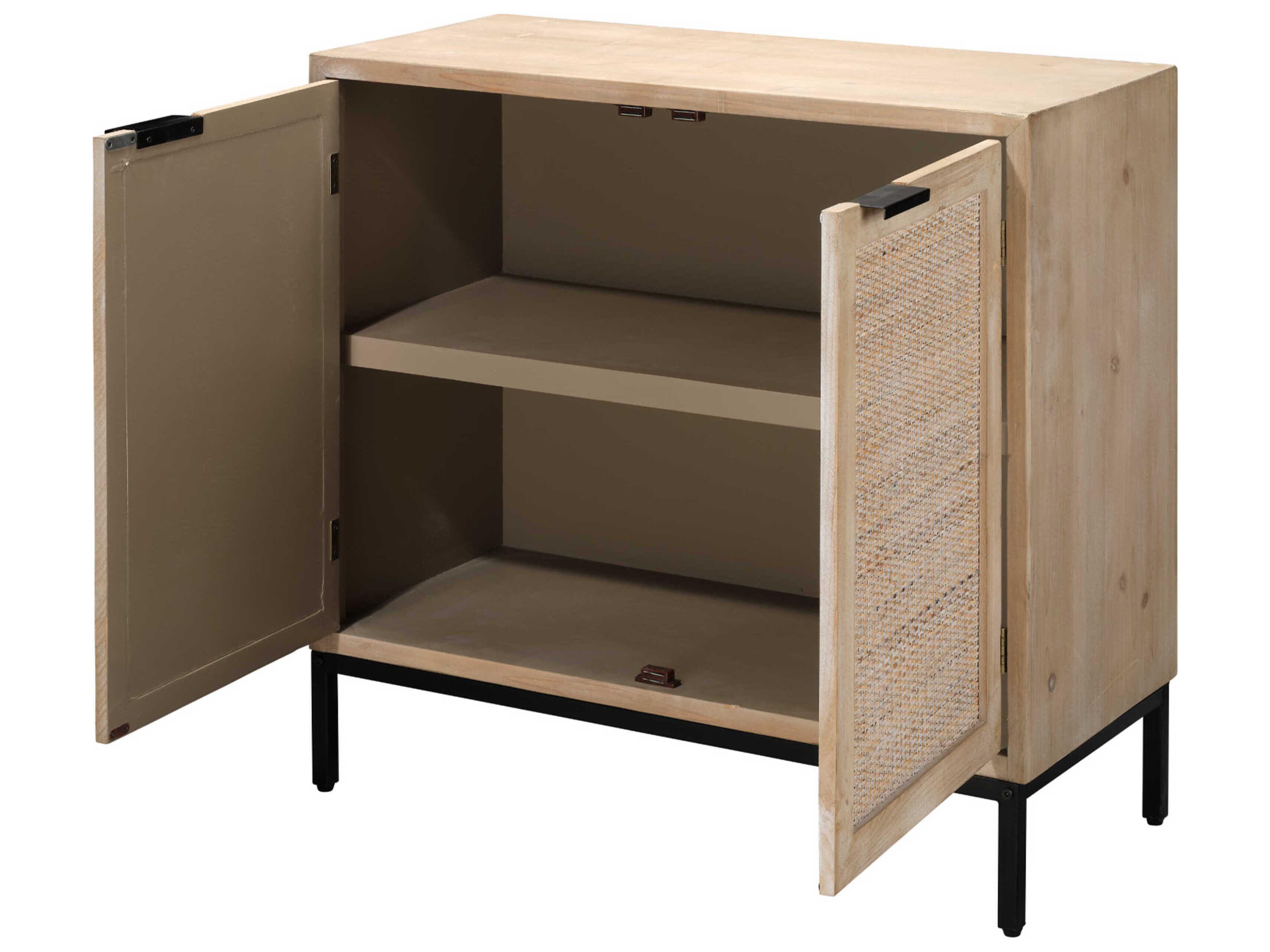 Jamie Young Reed Brown Rattan Accent Chest