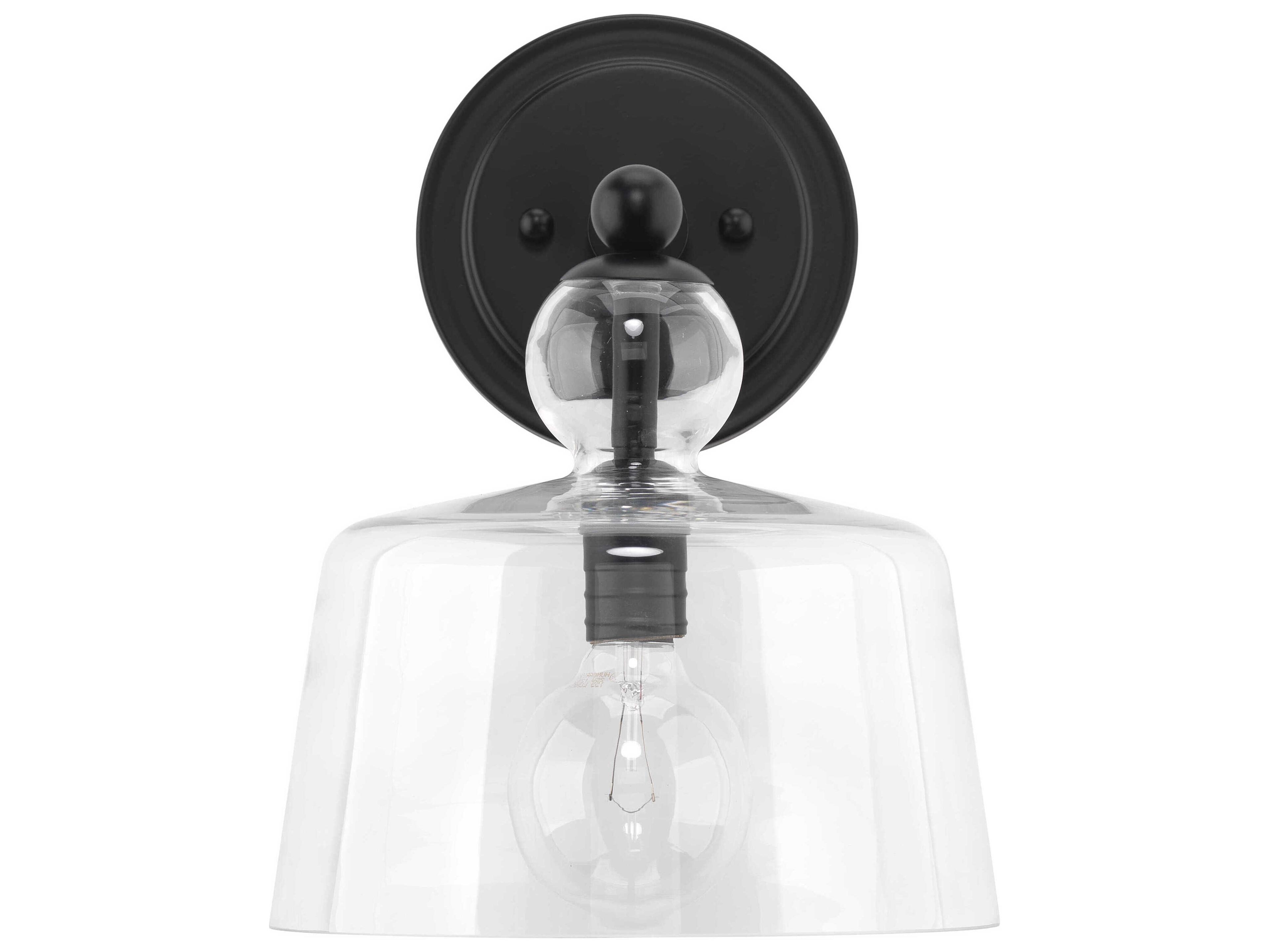 Jamie Young Hudson 1-Light Black Wall Sconce