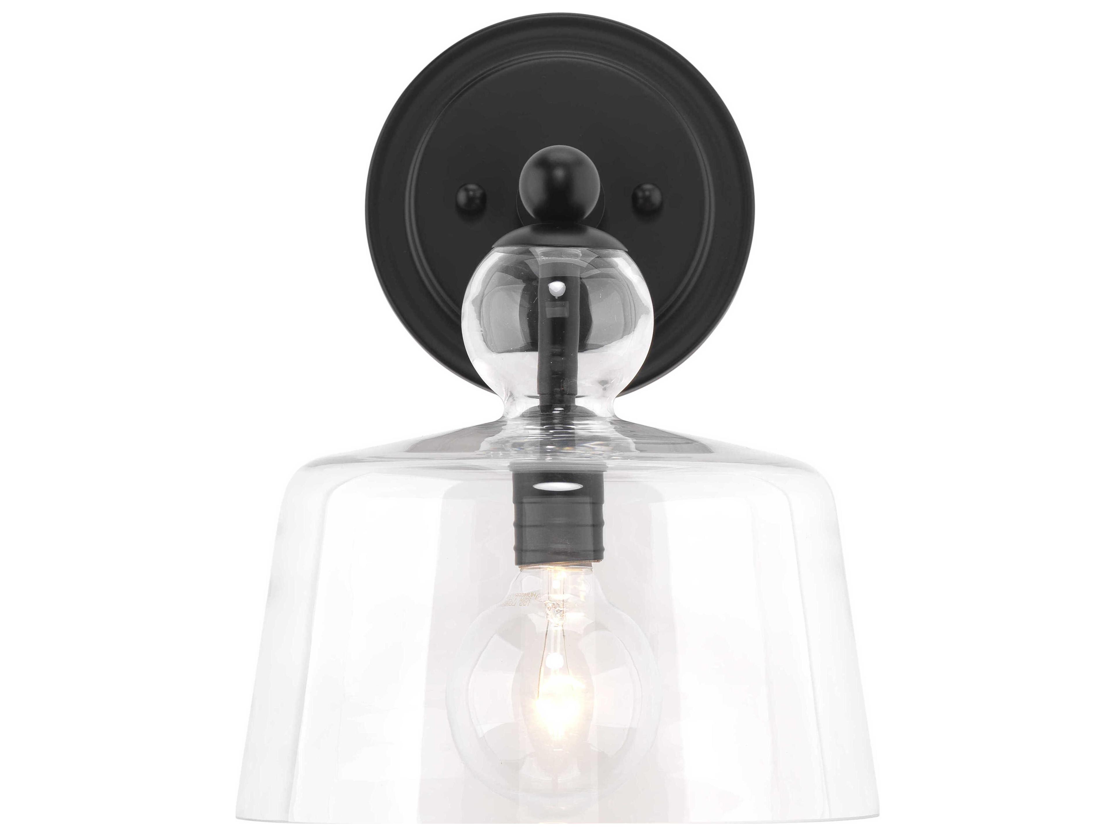 Jamie Young Hudson 1-Light Black Wall Sconce