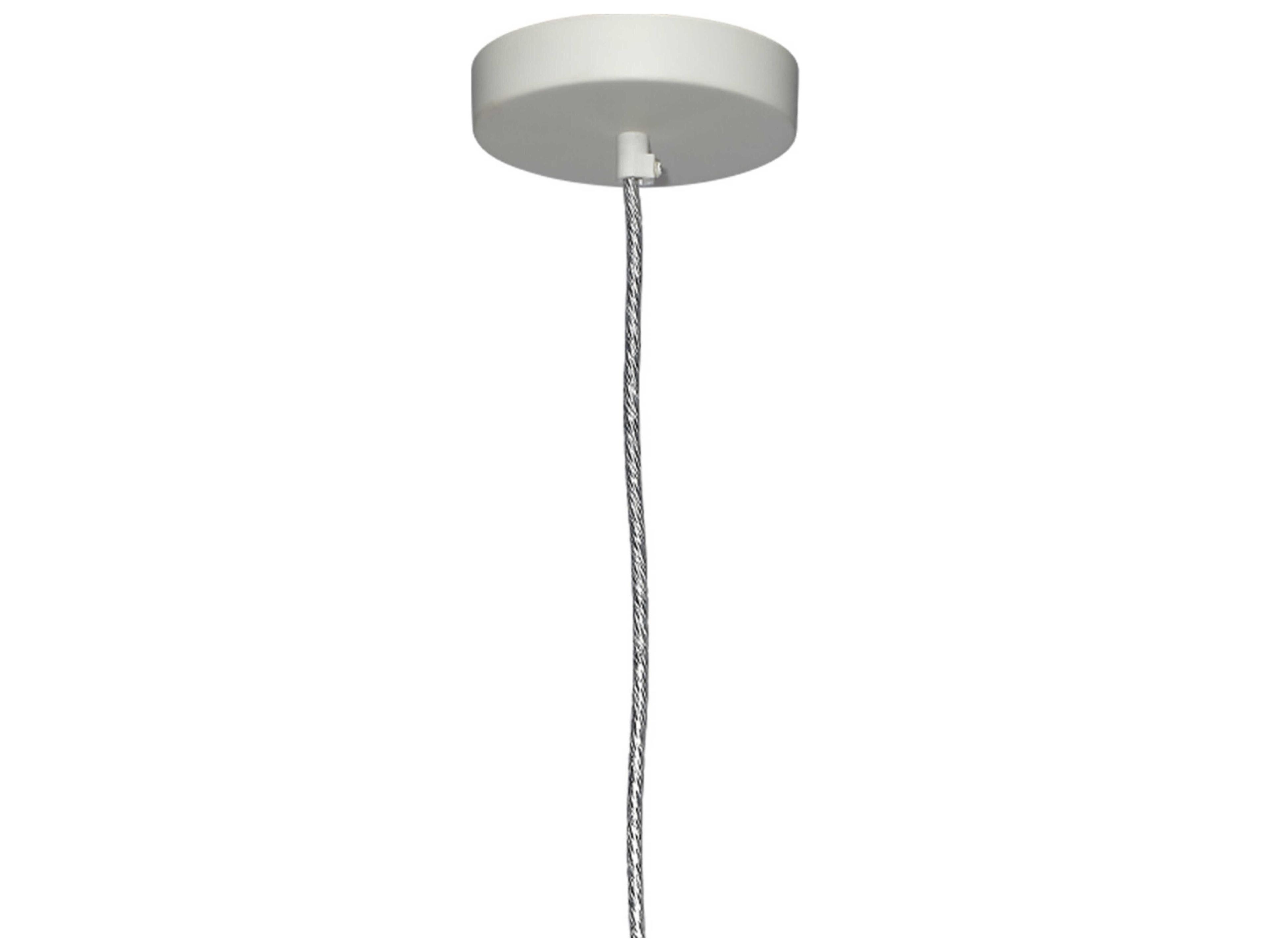 Jamie Young Parchment 1-Light Off White Dome Pendant