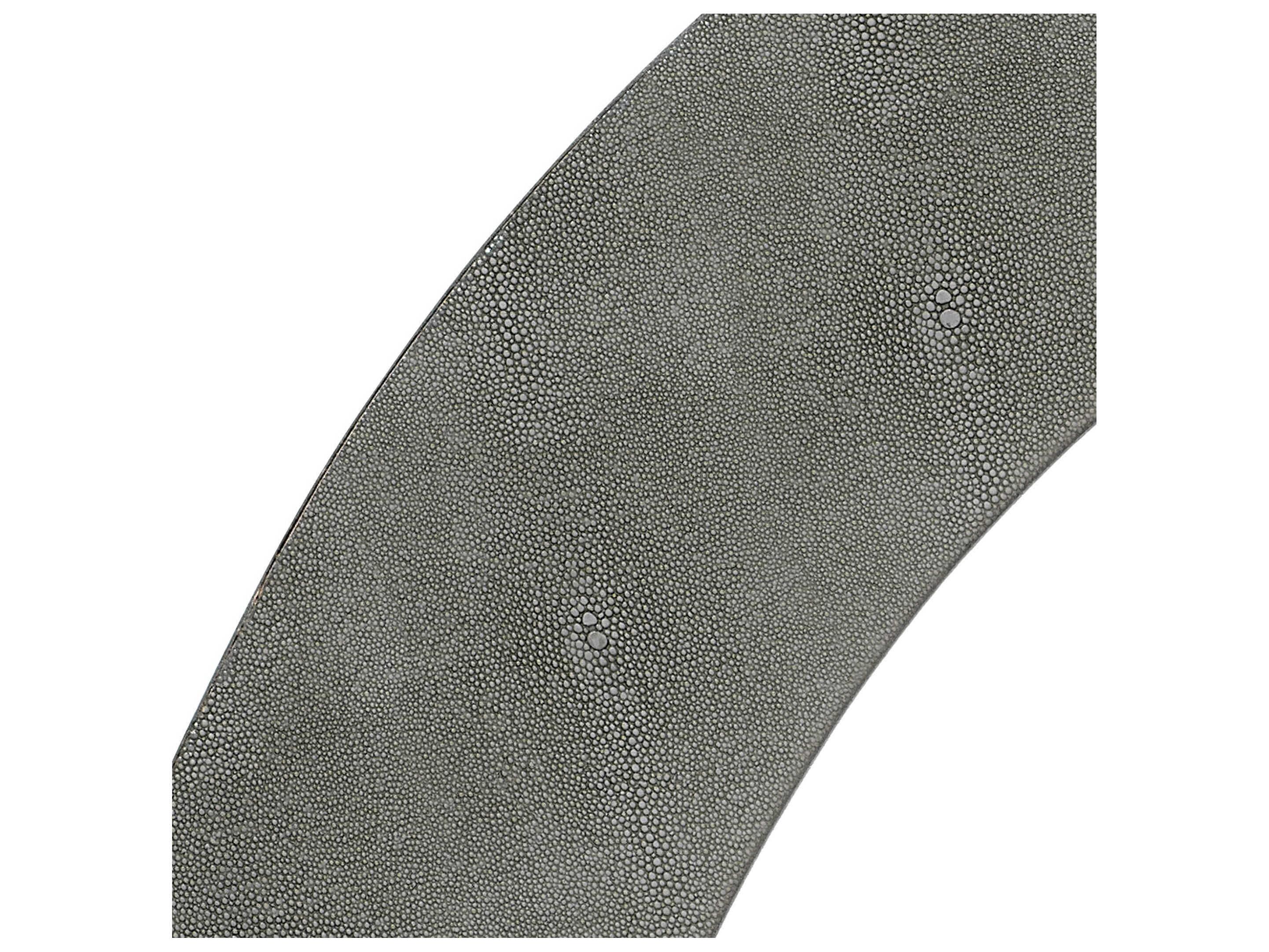 Jamie Young Chester Grey Round Wall Mirror