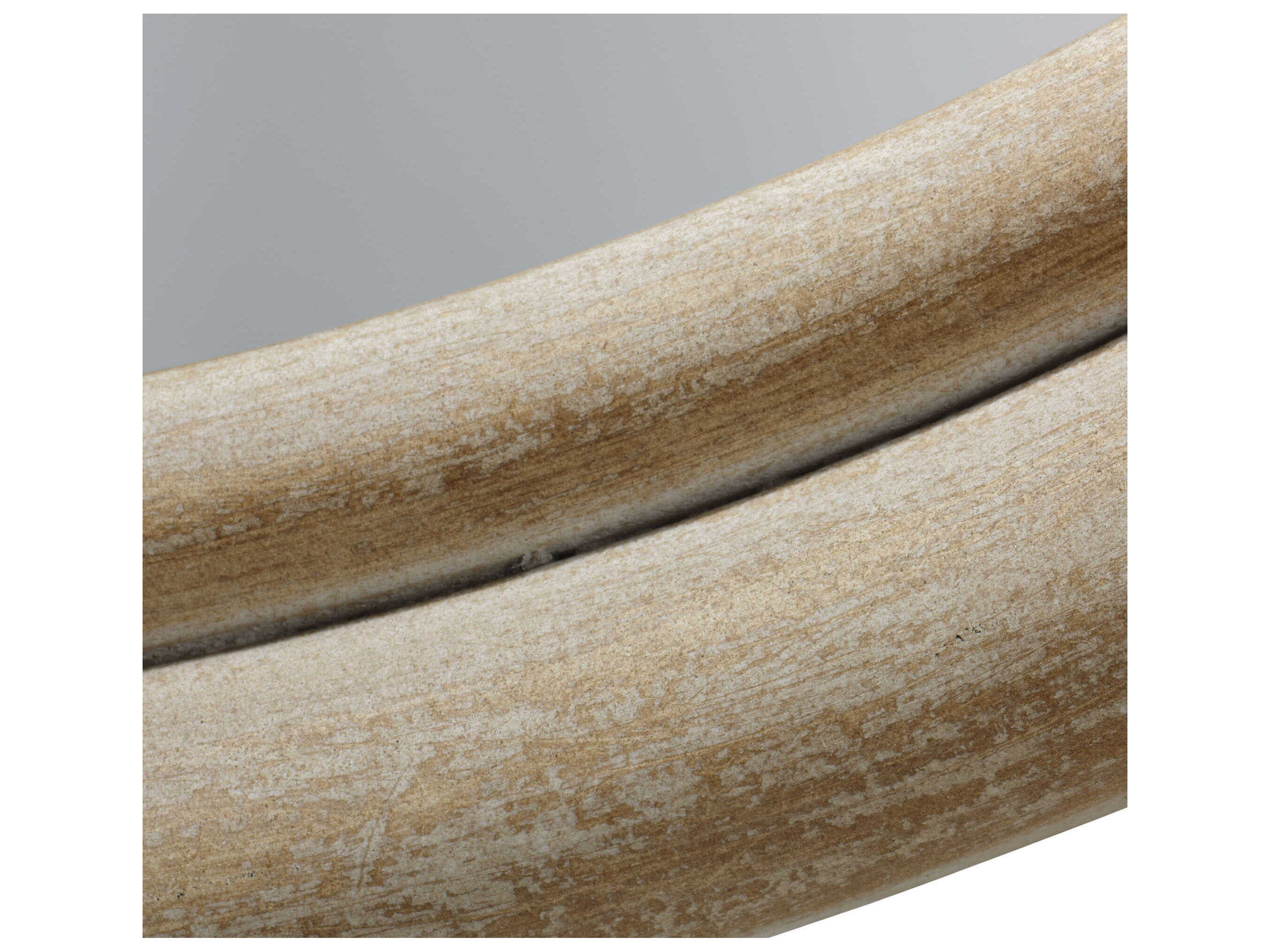 Jamie Young Riley Natural Round Wall Mirror